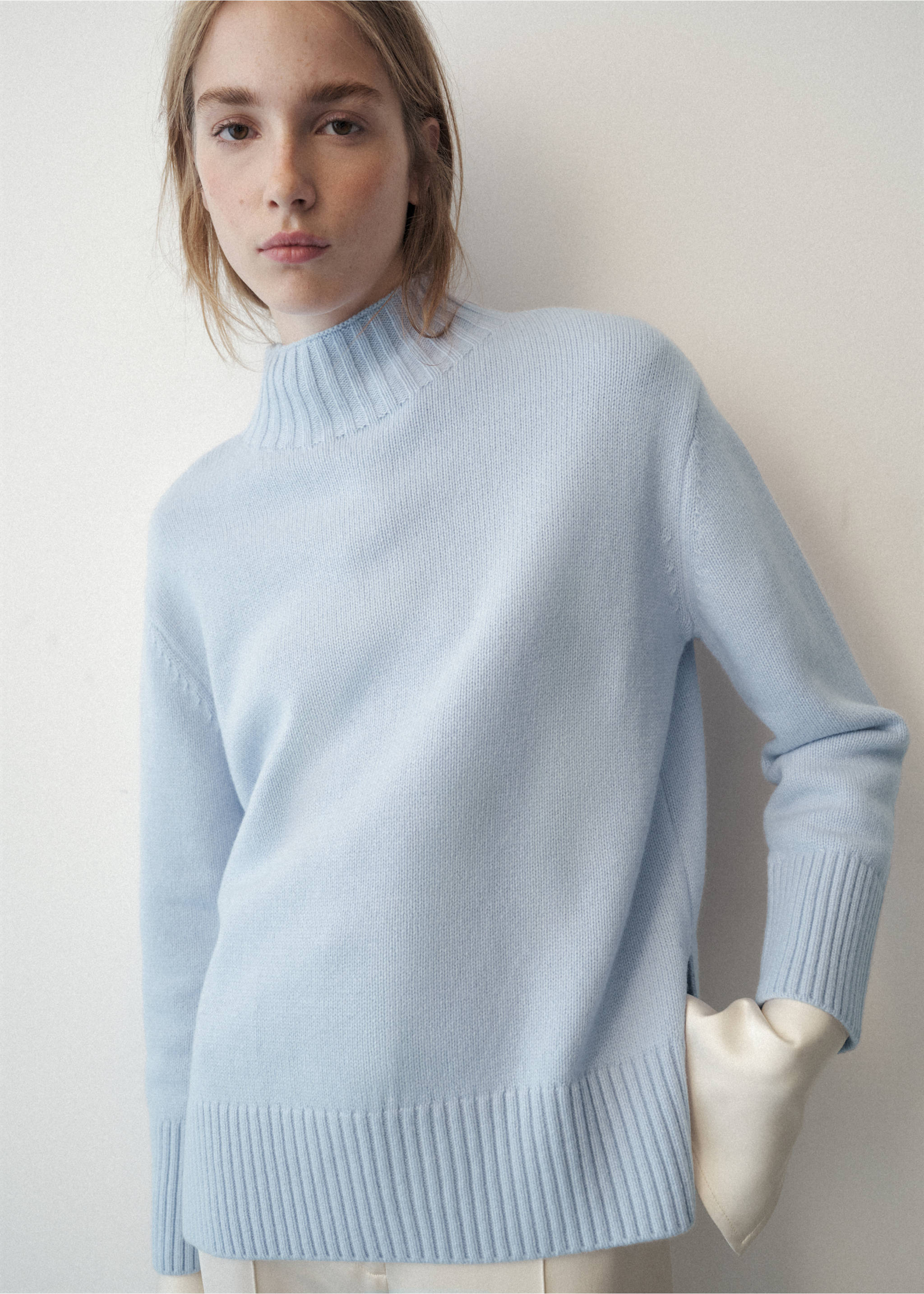 Sweater grisur - Medium plane, Sky Blue. Ref: 37006339-00.