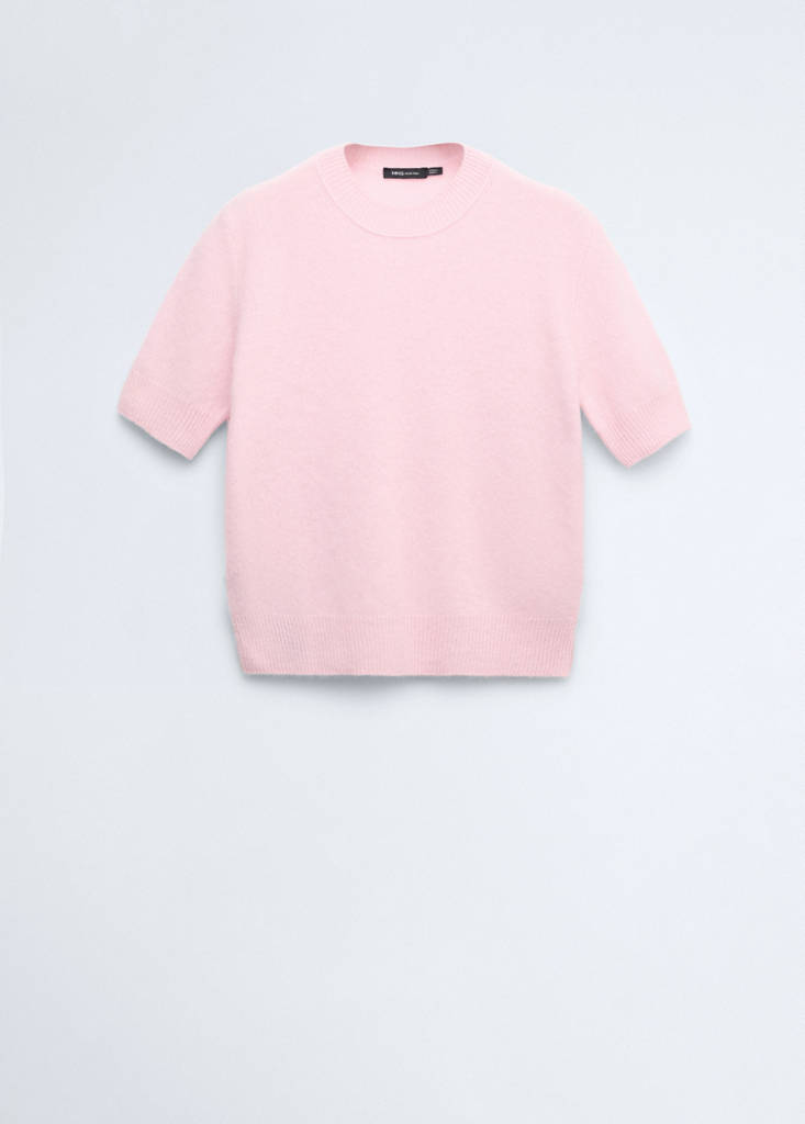 100% wool short-sleeved sweater - thumbnail 10