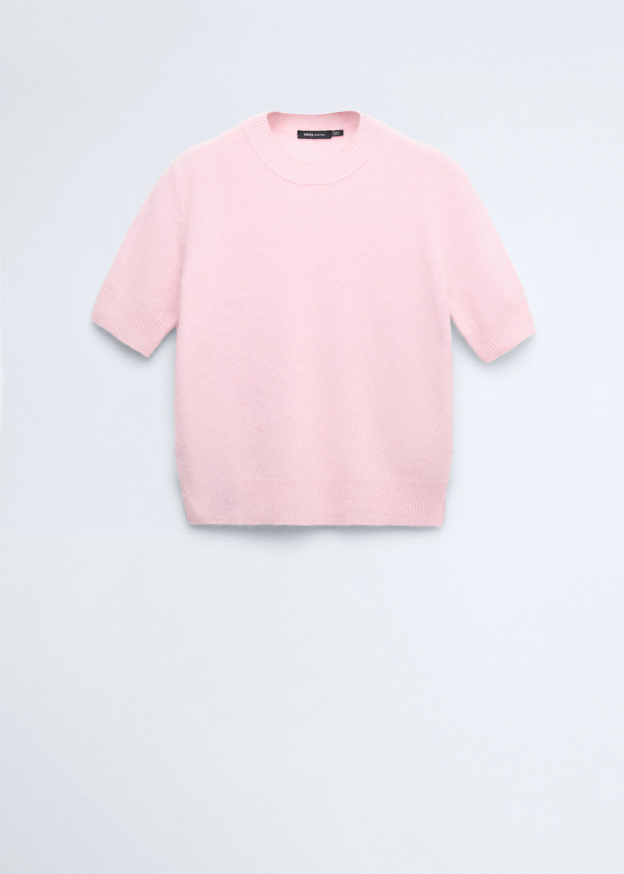 100% wool short-sleeved sweater - Article without model