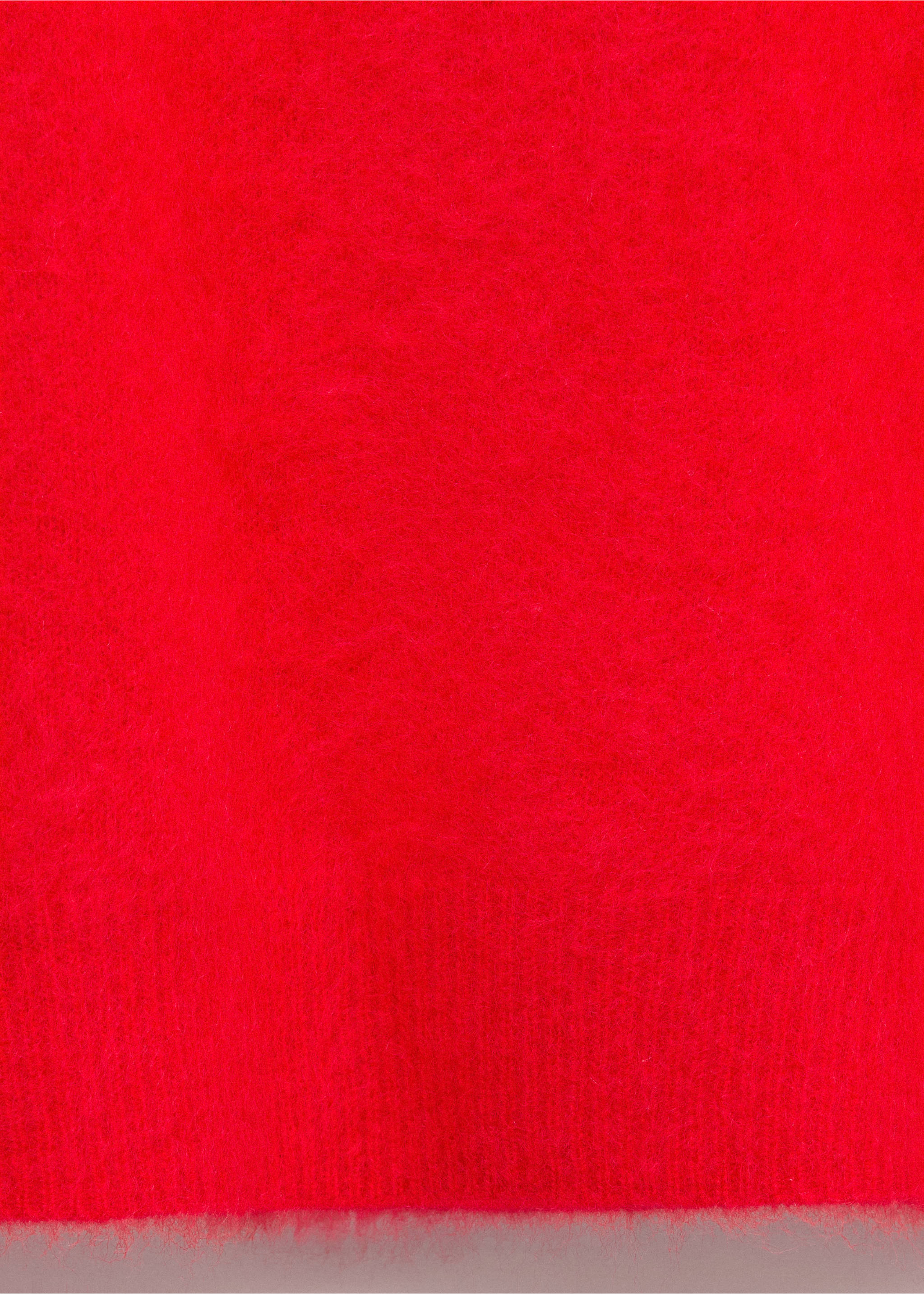Pull 100 % laine brossée - Détail de l'article 0, Rouge. Ref: 37006341-00.