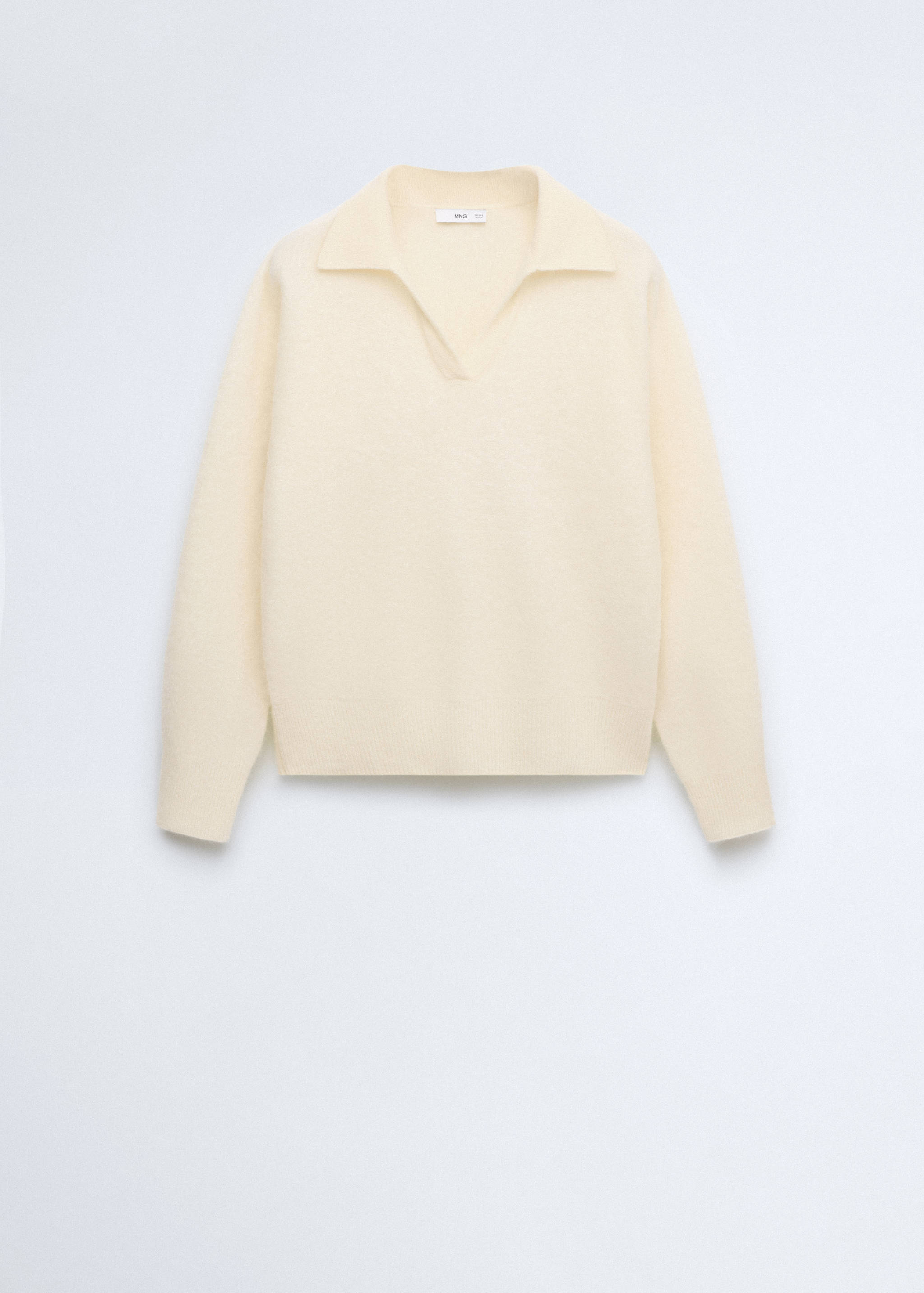 Jersey 100% lana cuello polo - Artículo sin modelo