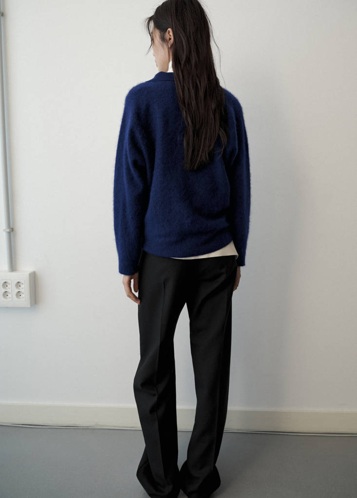 100% wool polo-neck sweater - thumbnail 9