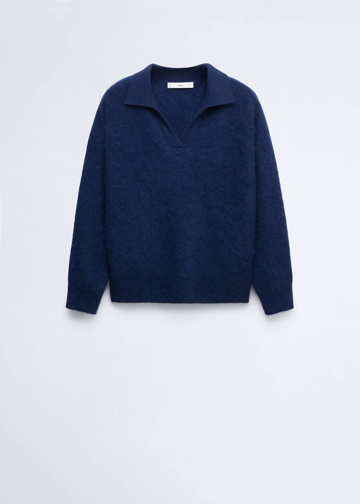 100% wool polo-neck sweater - thumbnail 10