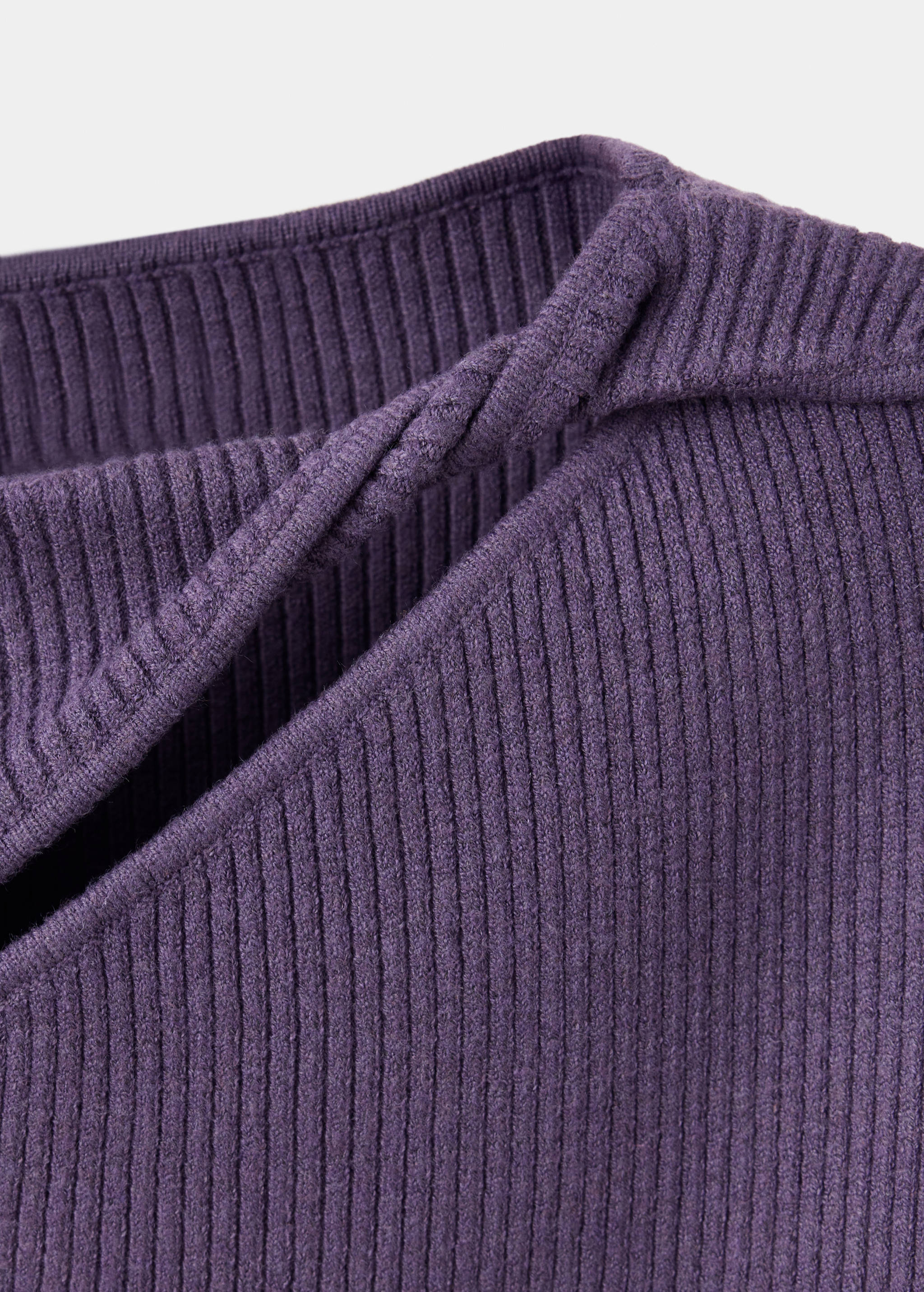 Ribbed jumper with cut-out detail - Details of the article 8