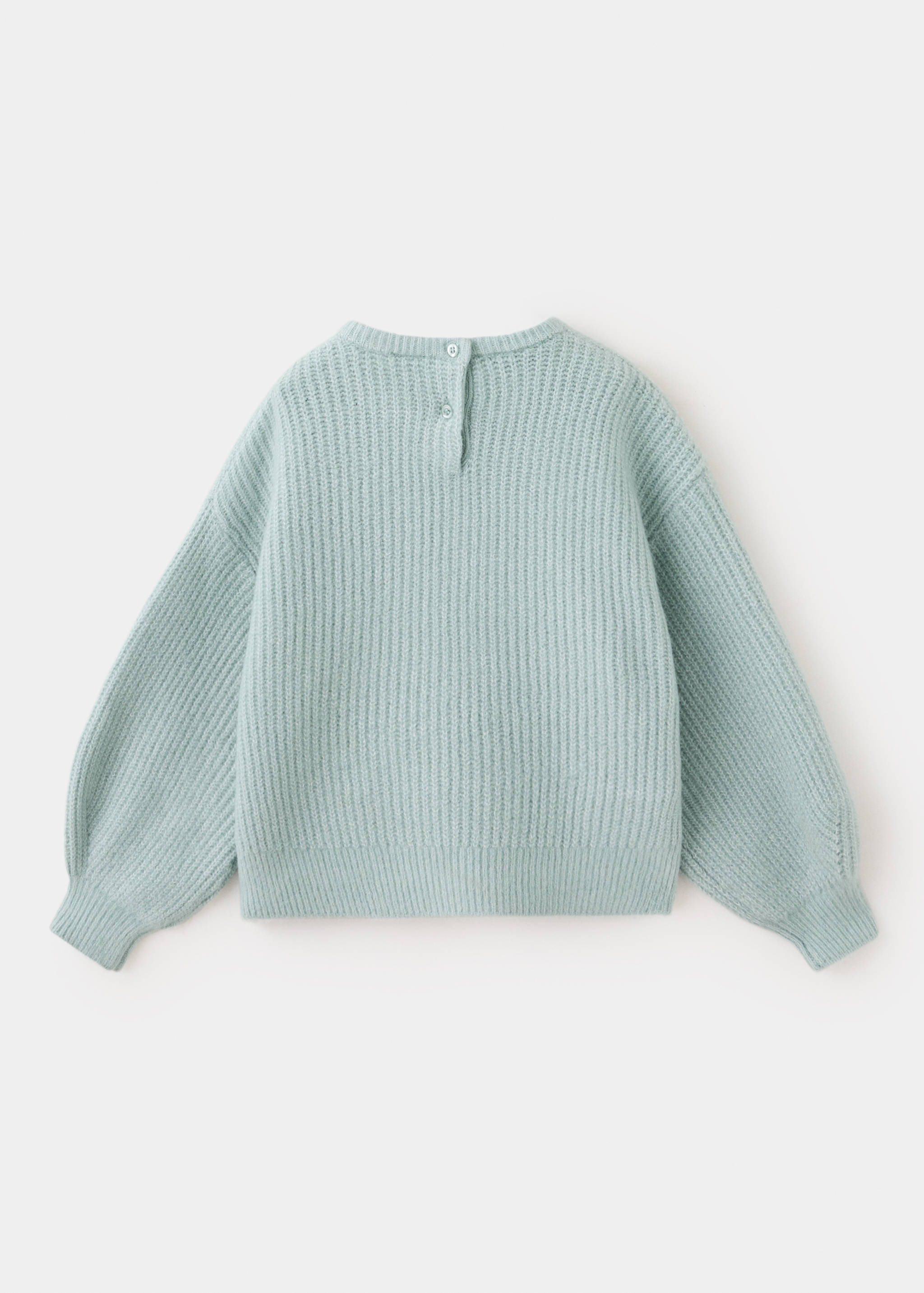Oversized button-detail knit sweater - Reverse of the article