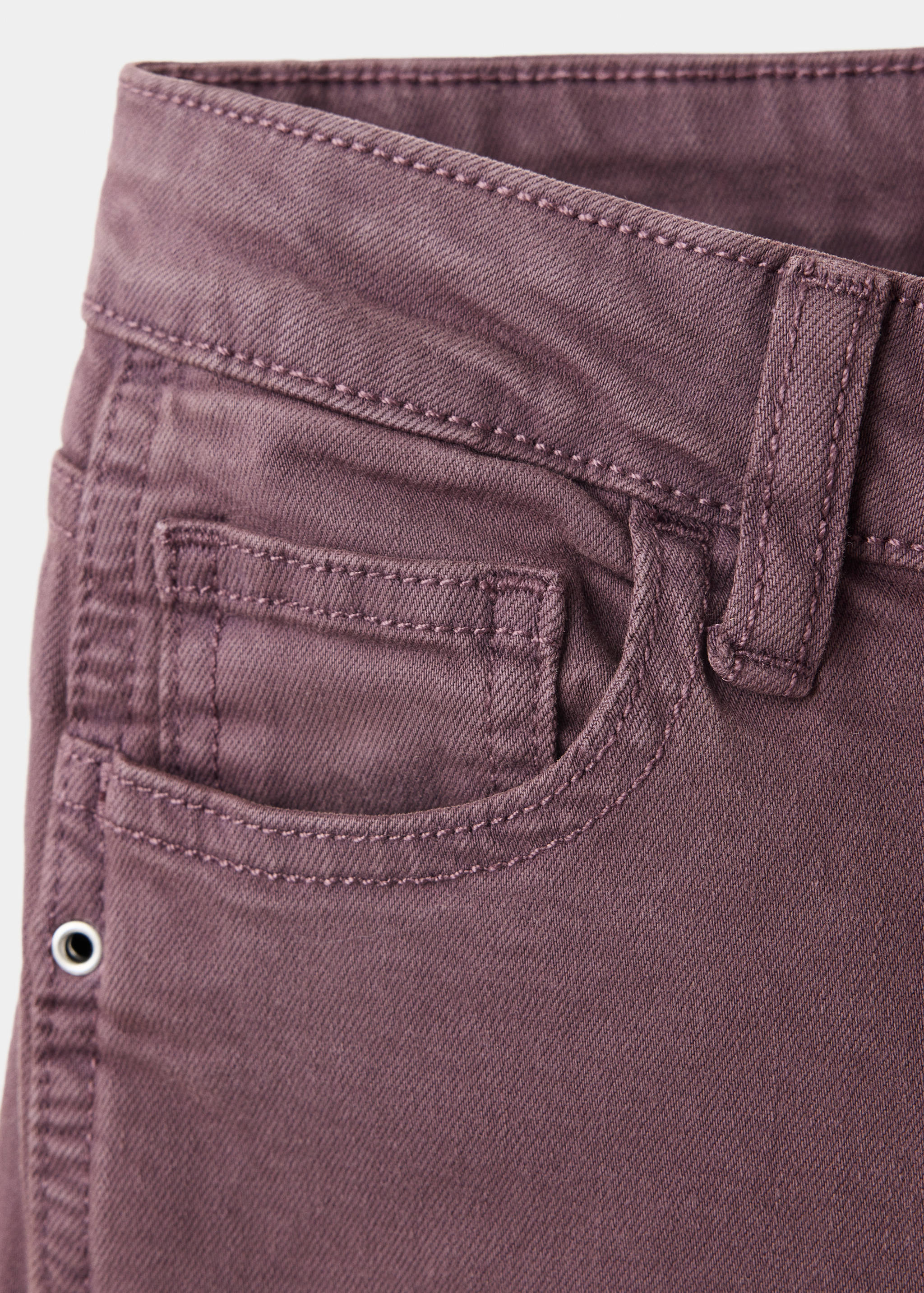 Trousers with metal eyelet detail - Details of the article 8