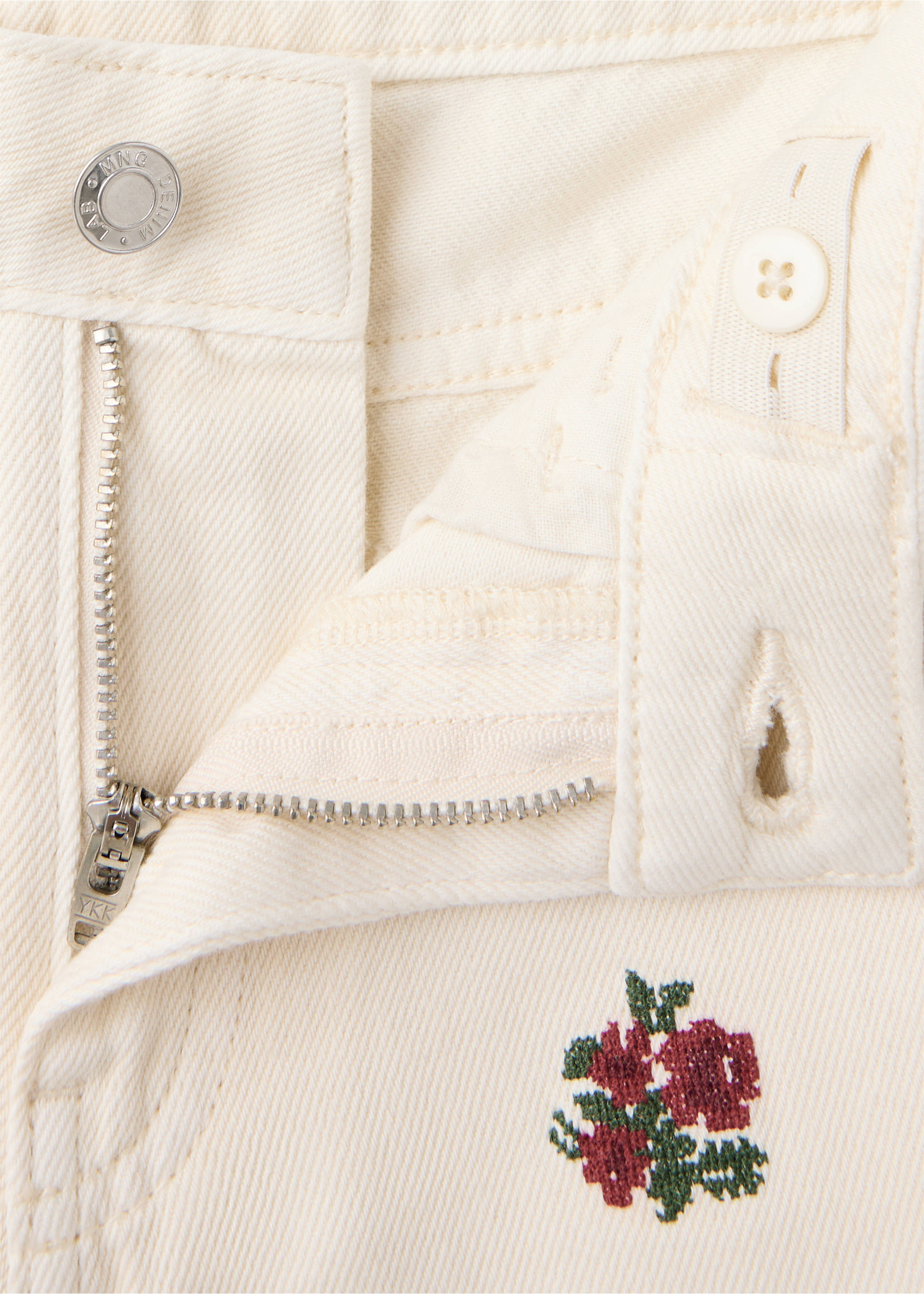 Jeans rose - Détail de l'article 0, Écru. Ref: 37006356-00.