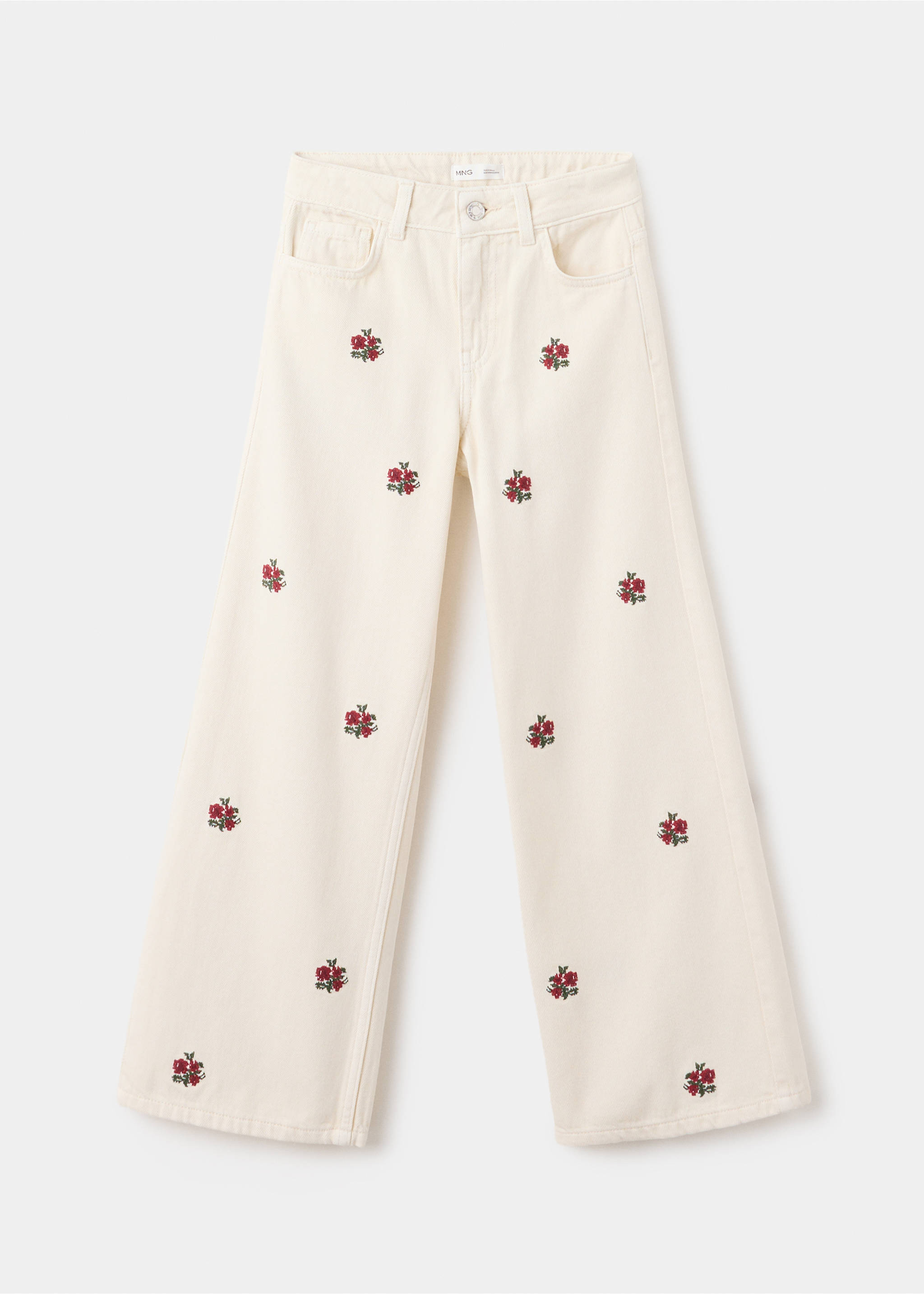 Jeans rose - Article sans modèle, Écru. Ref: 37006356-00.