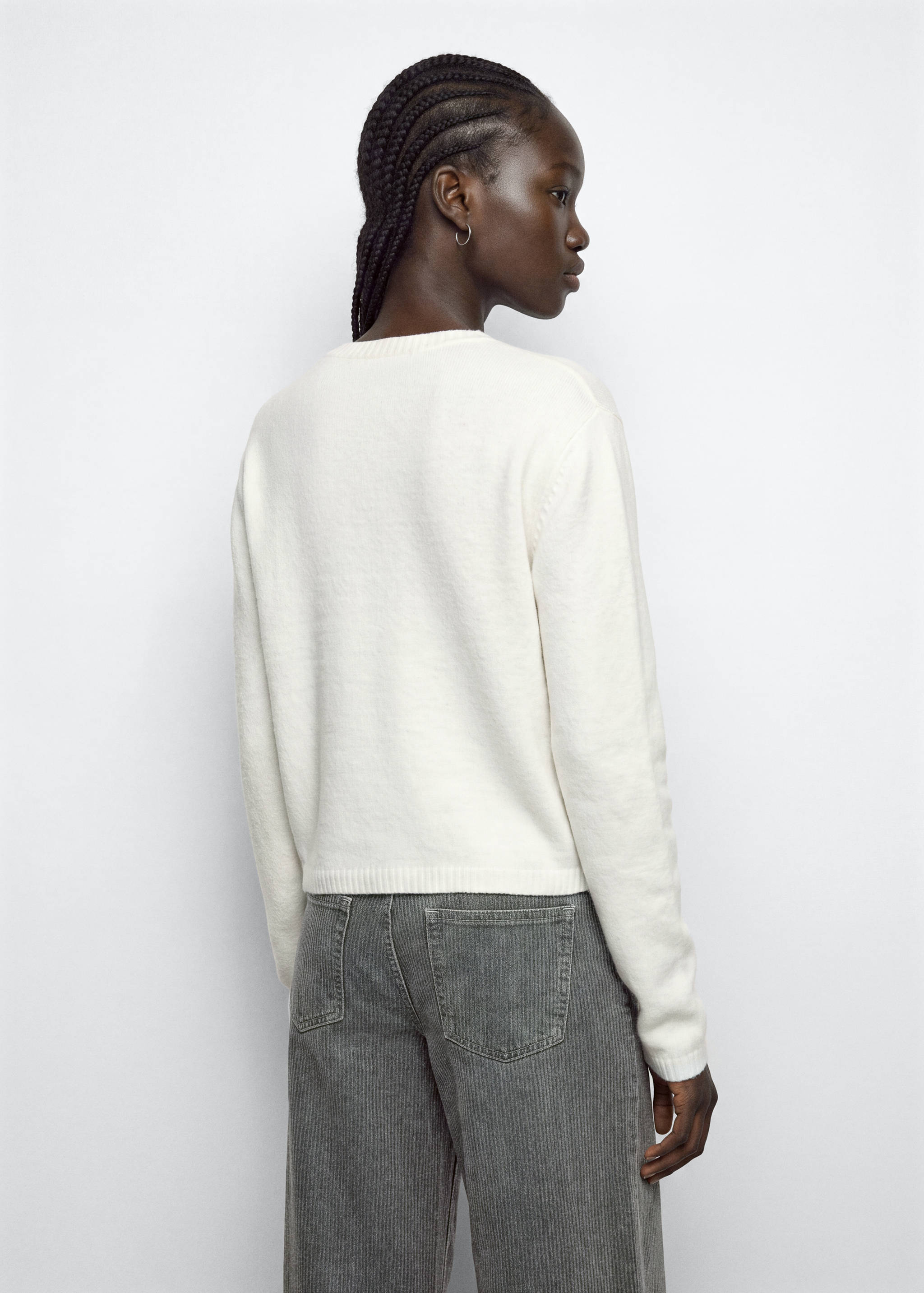 Jersey with stud detail - Reverse of the article