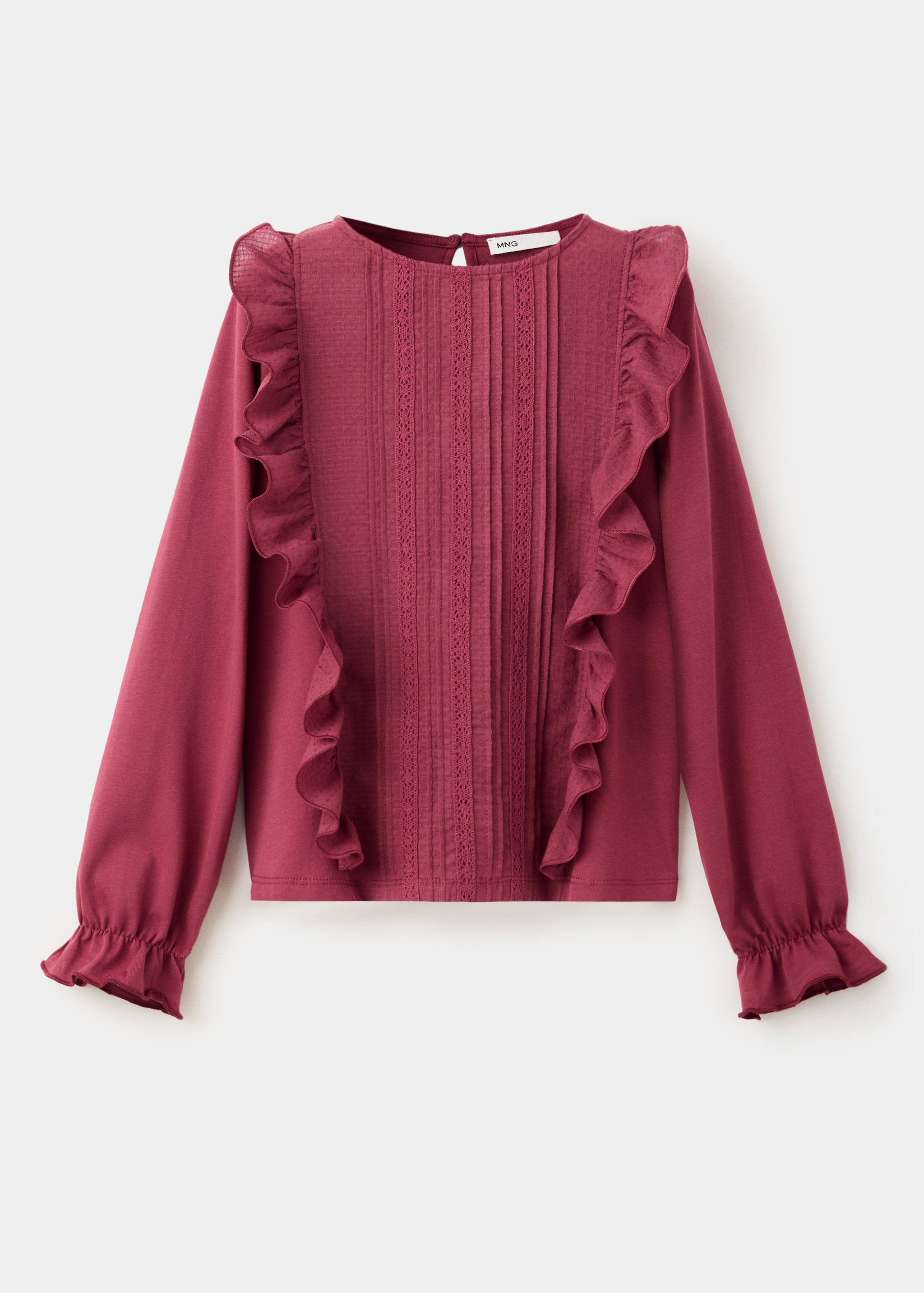 Frills cotton t-shirt - Article without model