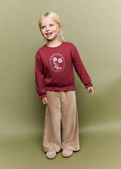T-shirt with embroidered detail — Cherry 2