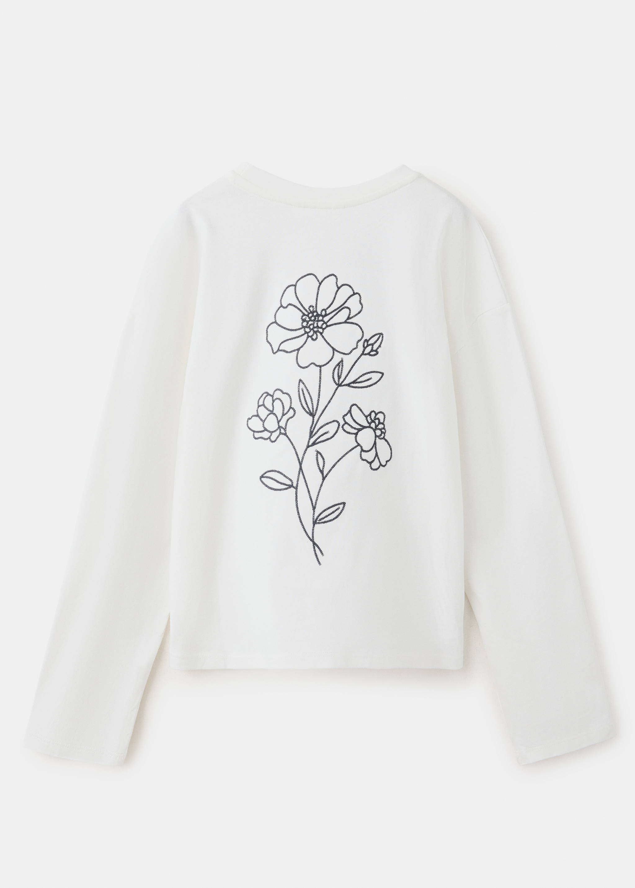 Printed long sleeve t-shirt - Reverse of the article