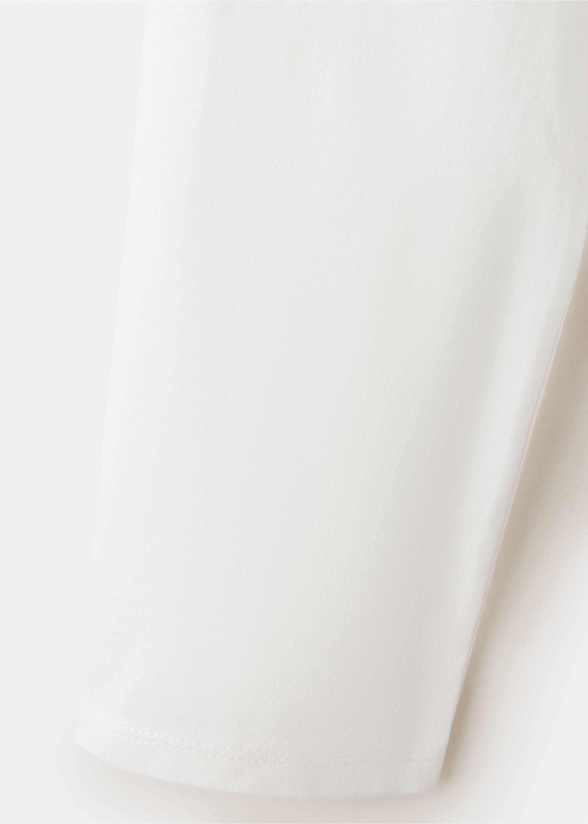 Floral-print cotton t-shirt - Details of the article 8, Off White. Ref: 37006370-00.