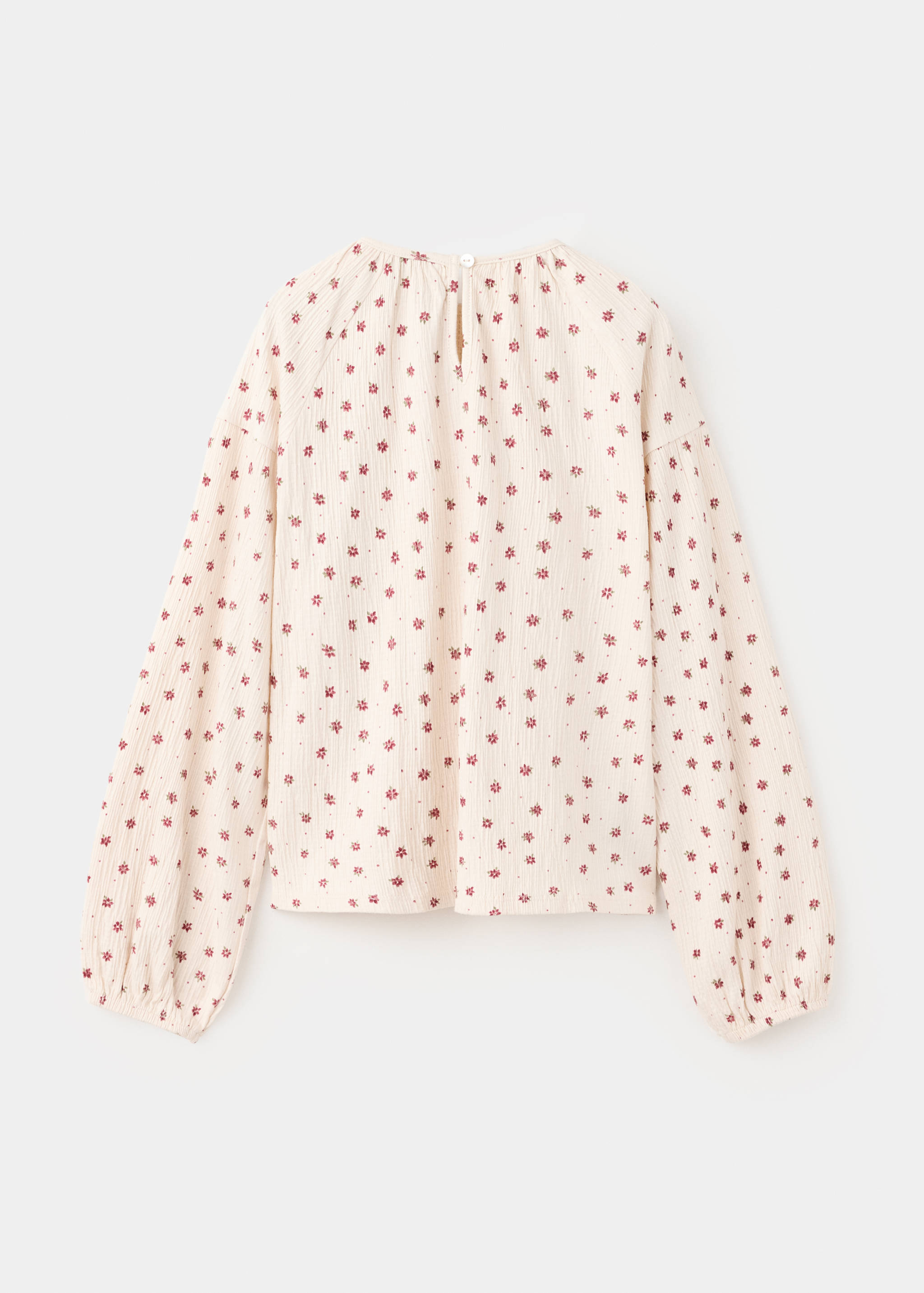 Cotton flower T-shirt - Reverse of the article
