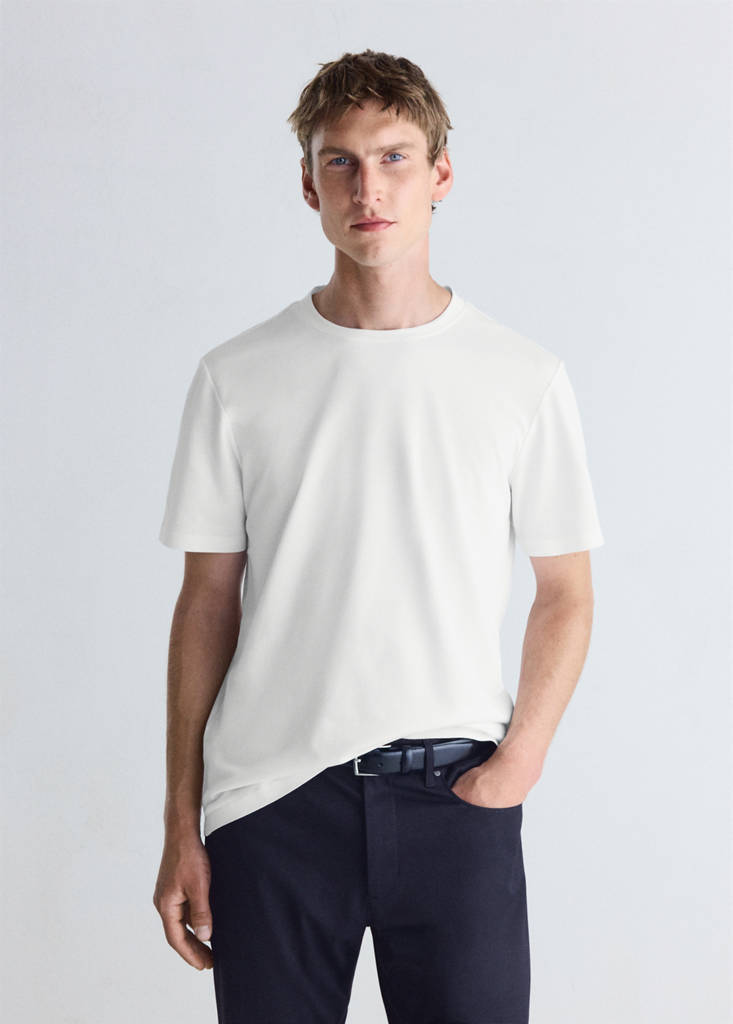 Regular-fit Thermolite® t-shirt — Off White