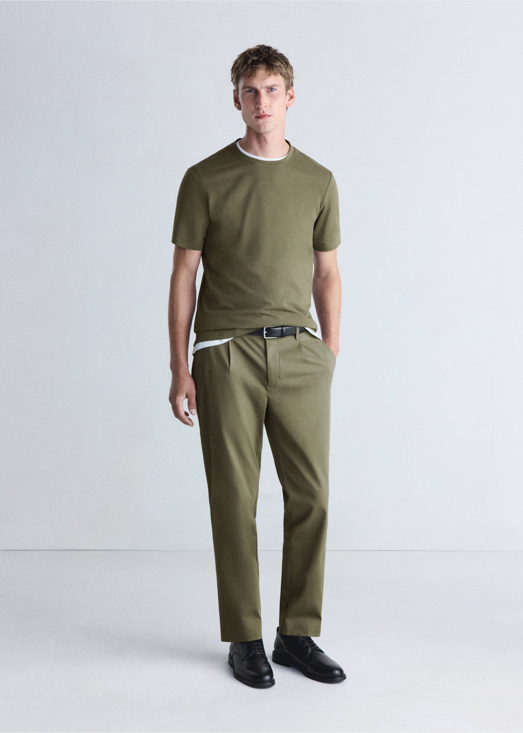 T-shirt wouter - Общий план, Хаки. Ref: 37006740-00.