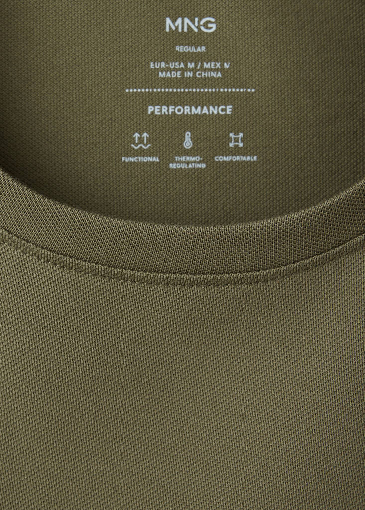 Regular-fit Thermolite® t-shirt — Khaki