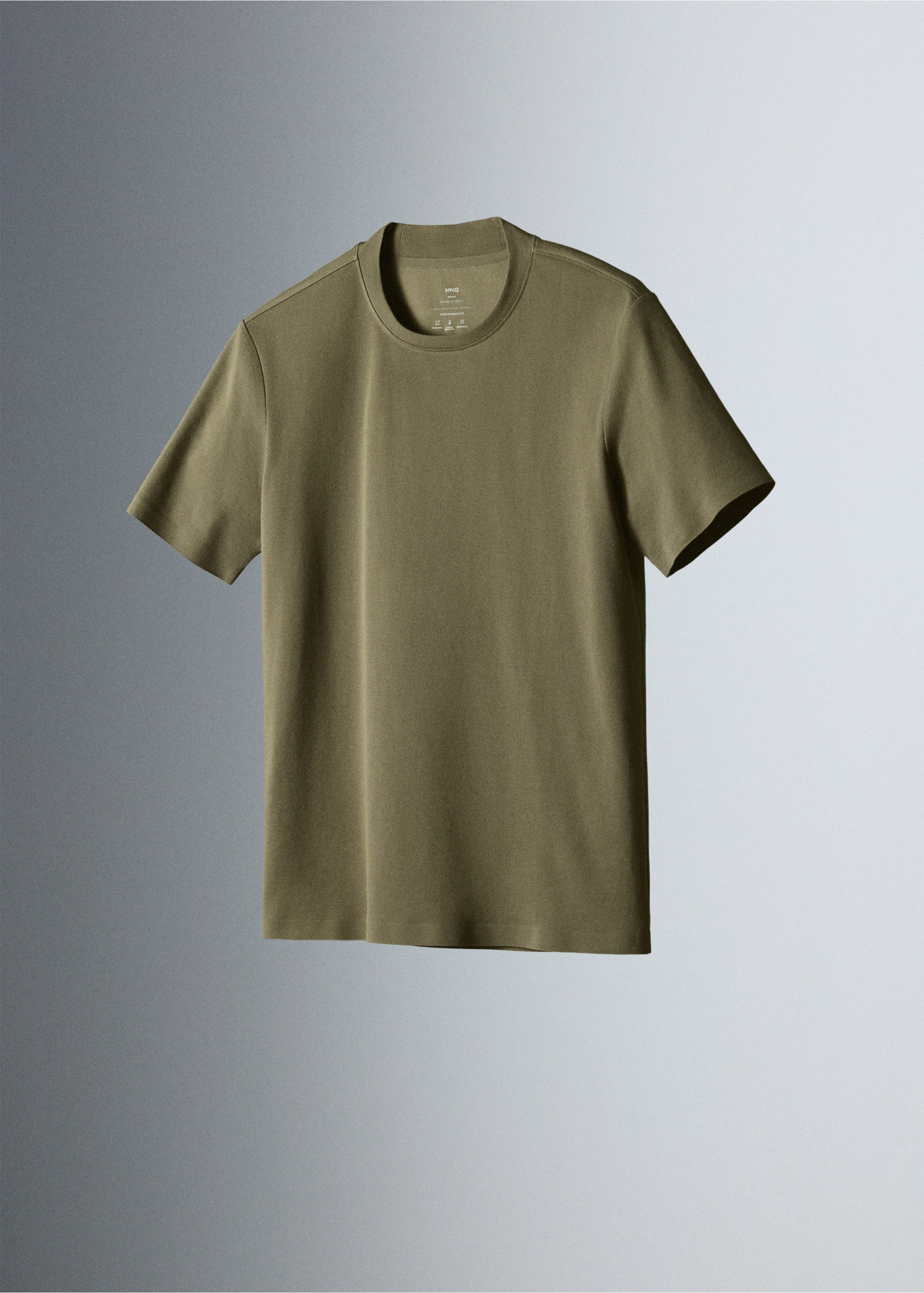 Regular-fit Thermolite® t-shirt - Details of the article 5, Khaki. Ref: 37006740-00.