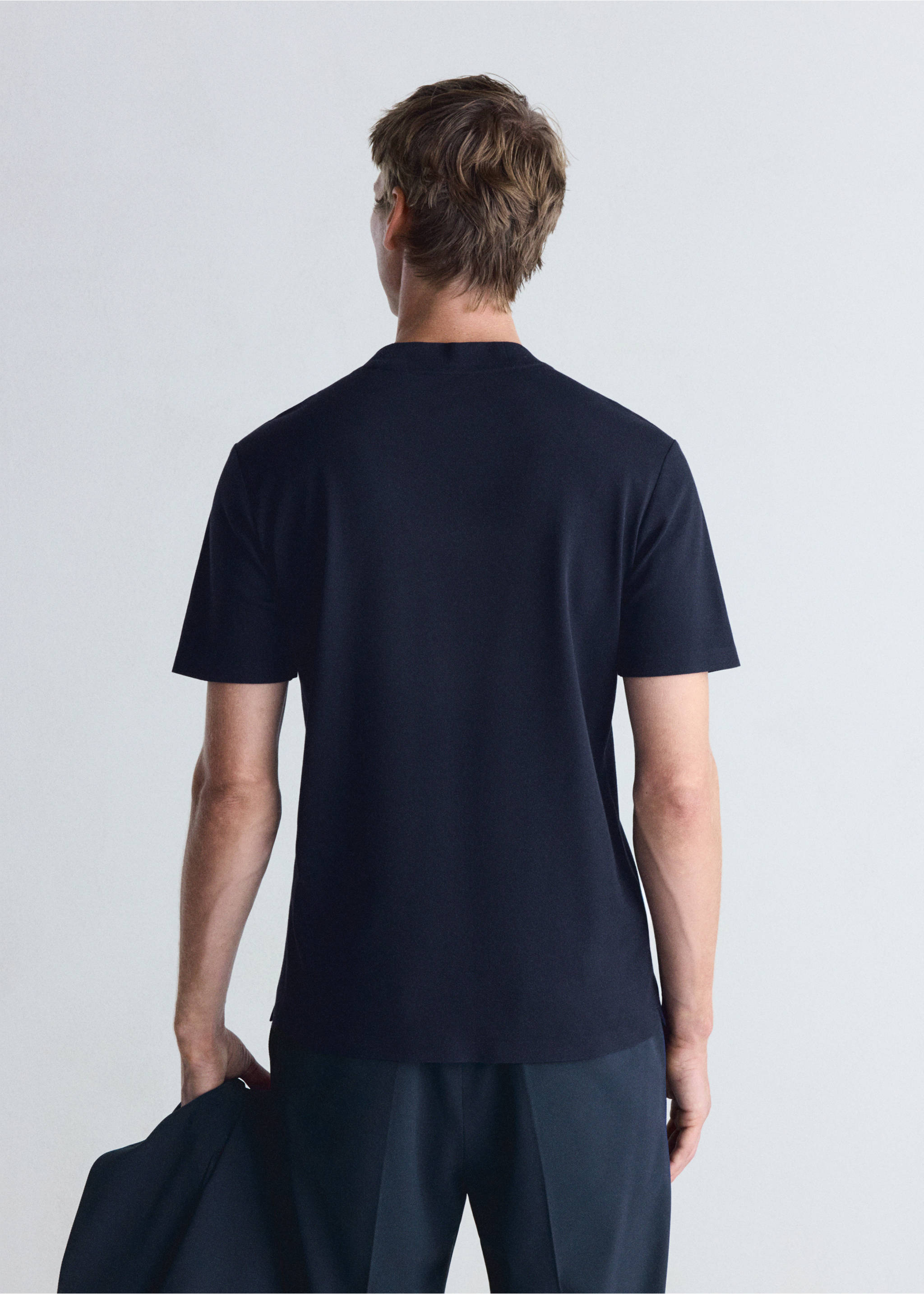 T-shirt wouter - Обратная сторона изделия, Глубокий темно-синий. Ref: 37006740-00.