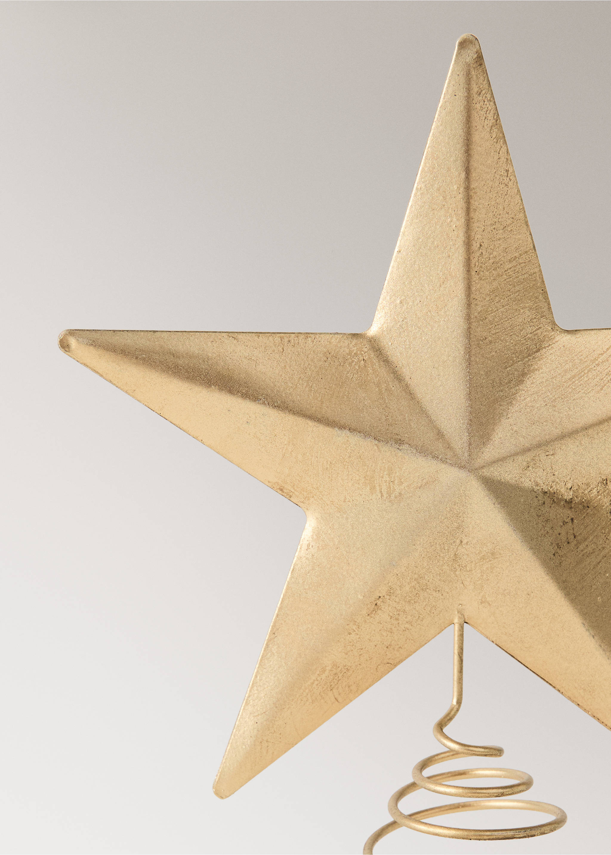 Baumschmuck Stern aus Metall - Detail des Artikels 1, Gold. Ref: 37006794-00.