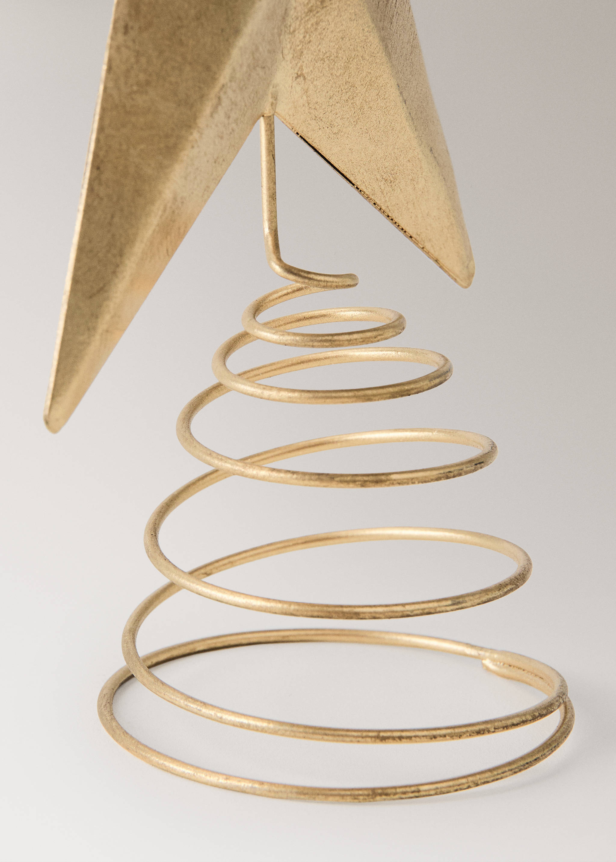 Baumschmuck Stern aus Metall - Detail des Artikels 2