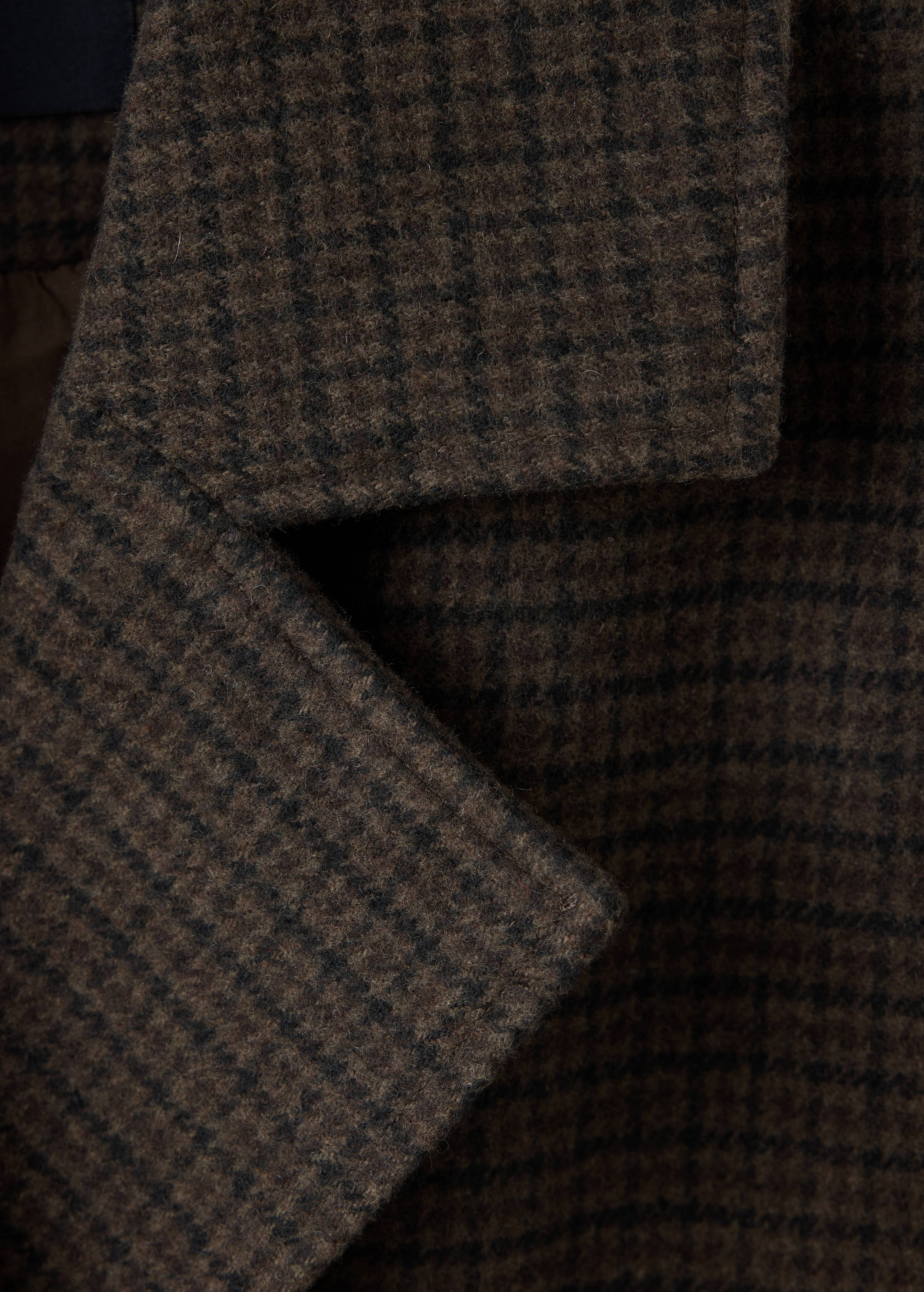 Manteau oversize en drap à carreaux - Détail de l'article 8