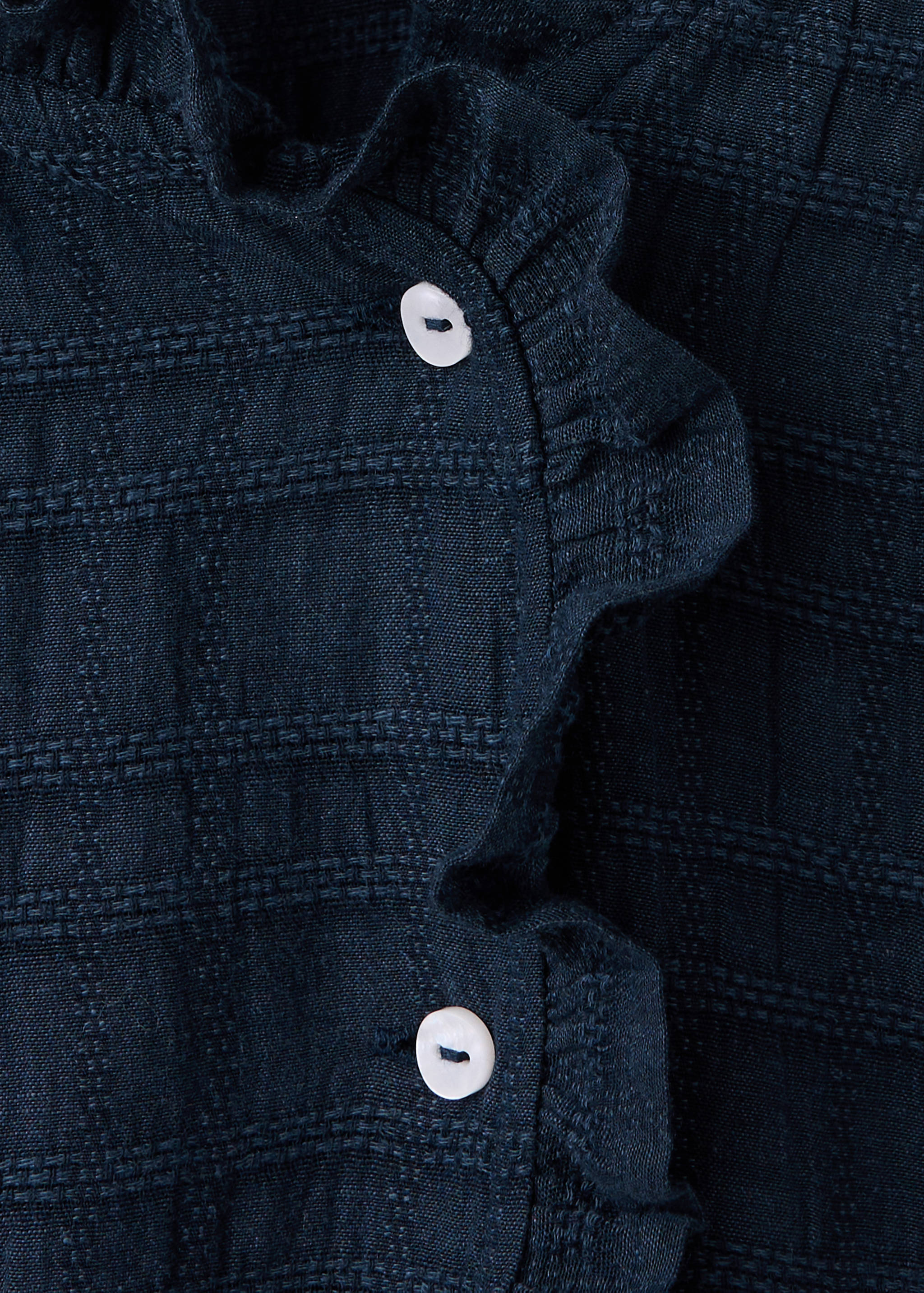 Blouse texturée avec détail à volant - Détail de l'article 8