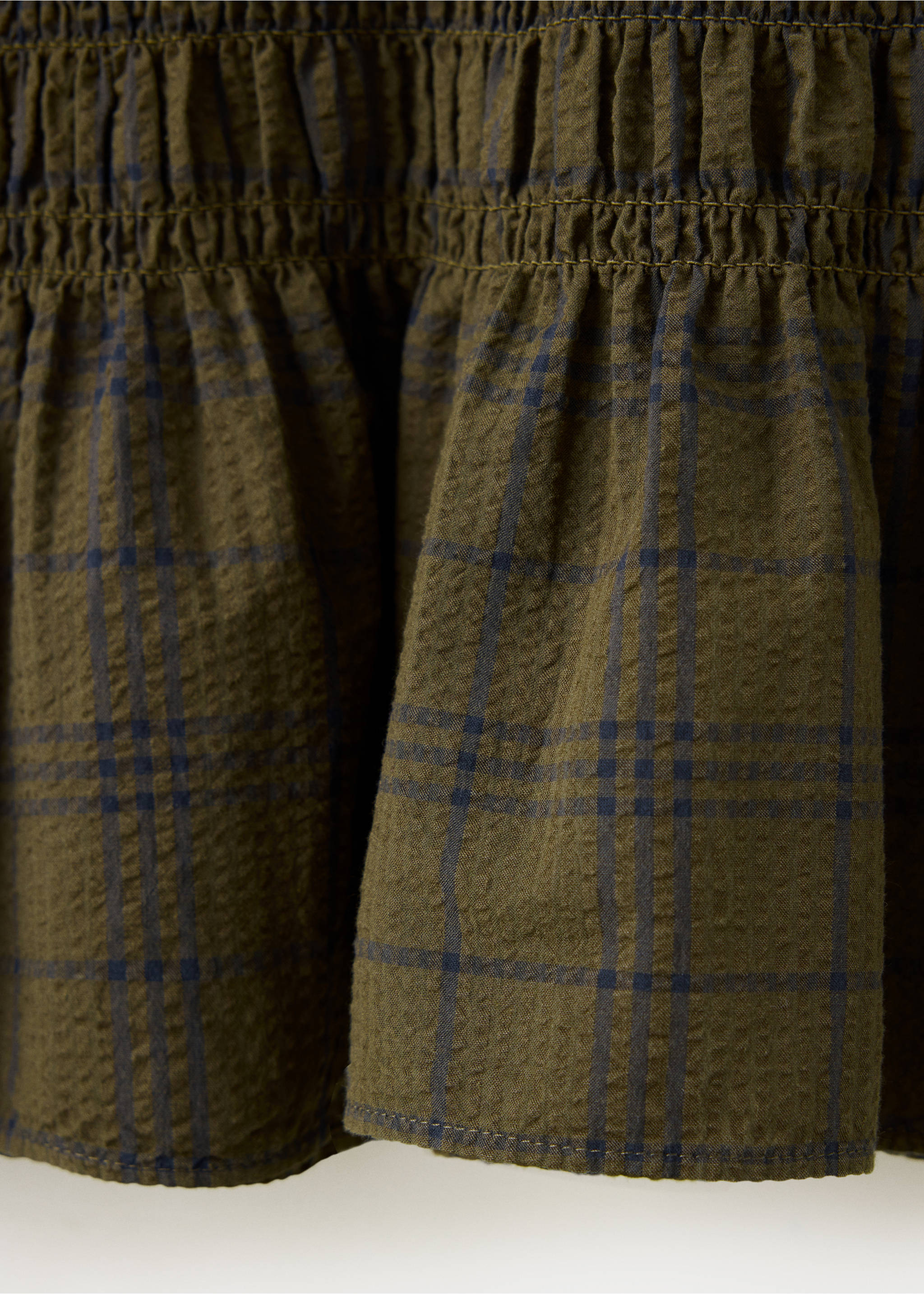 Blouse ascot - Details of the article 0, Green. Ref: 37007133-00.
