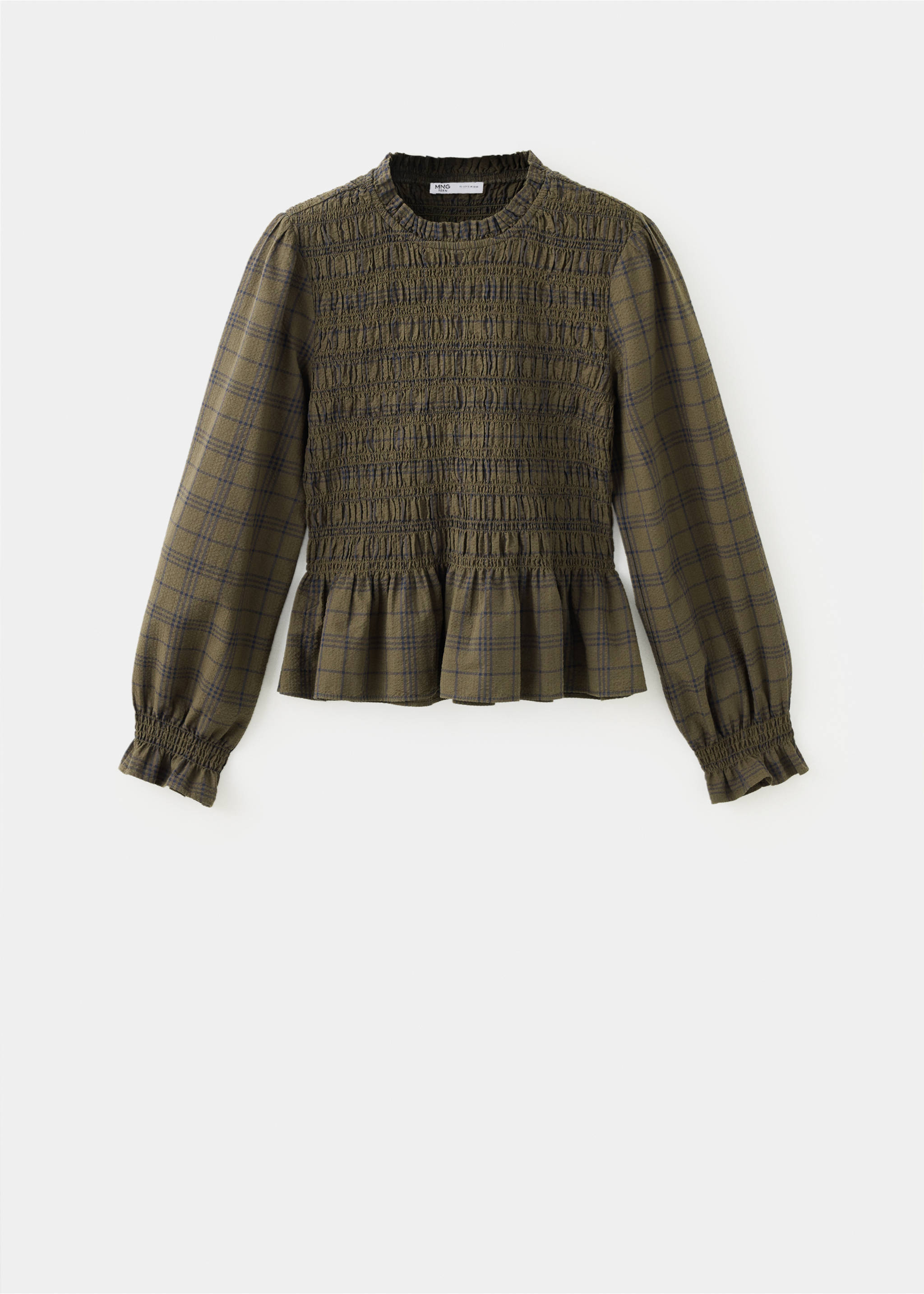 Blouse ascot - Article without model, Green. Ref: 37007133-00.