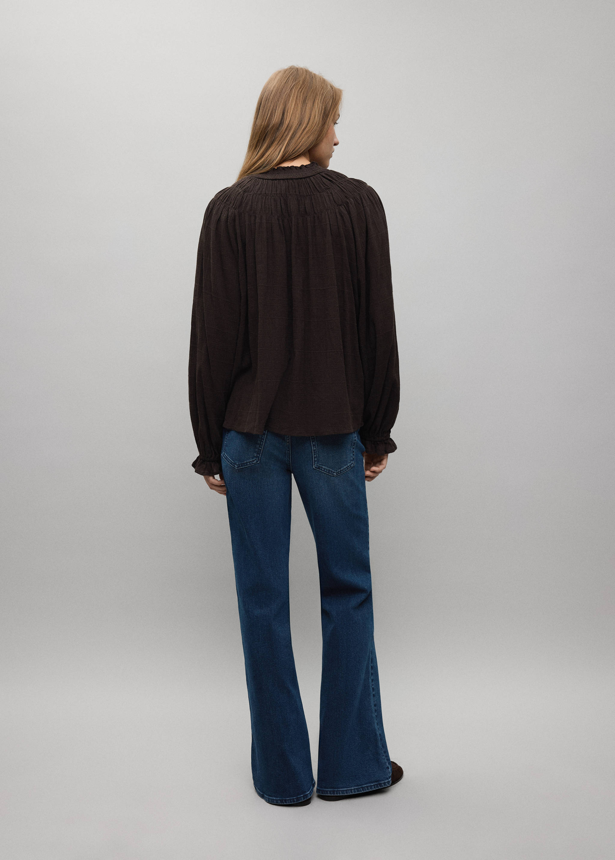 Jeans low waist flare - Reverso del artículo