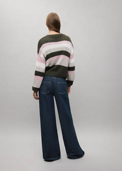 Striped sweater — Green 6