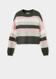Striped sweater — Green 3