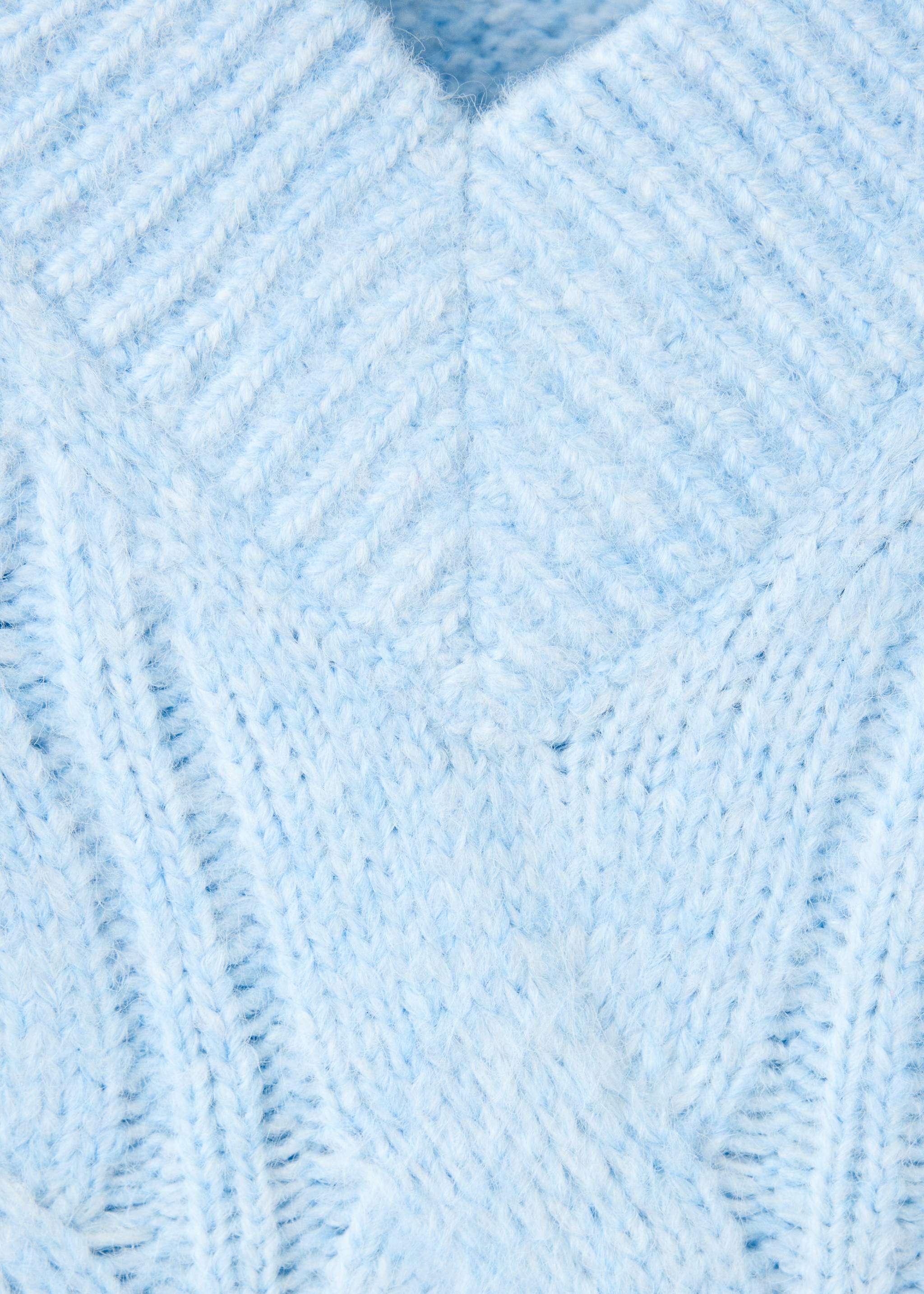 V-neck braided sweater - Details of the article 8
