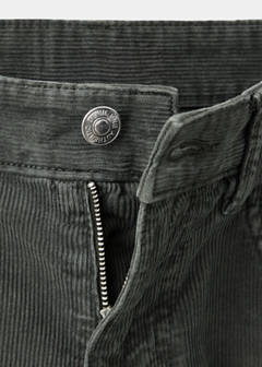 Straight corduroy trousers — Charcoal 7