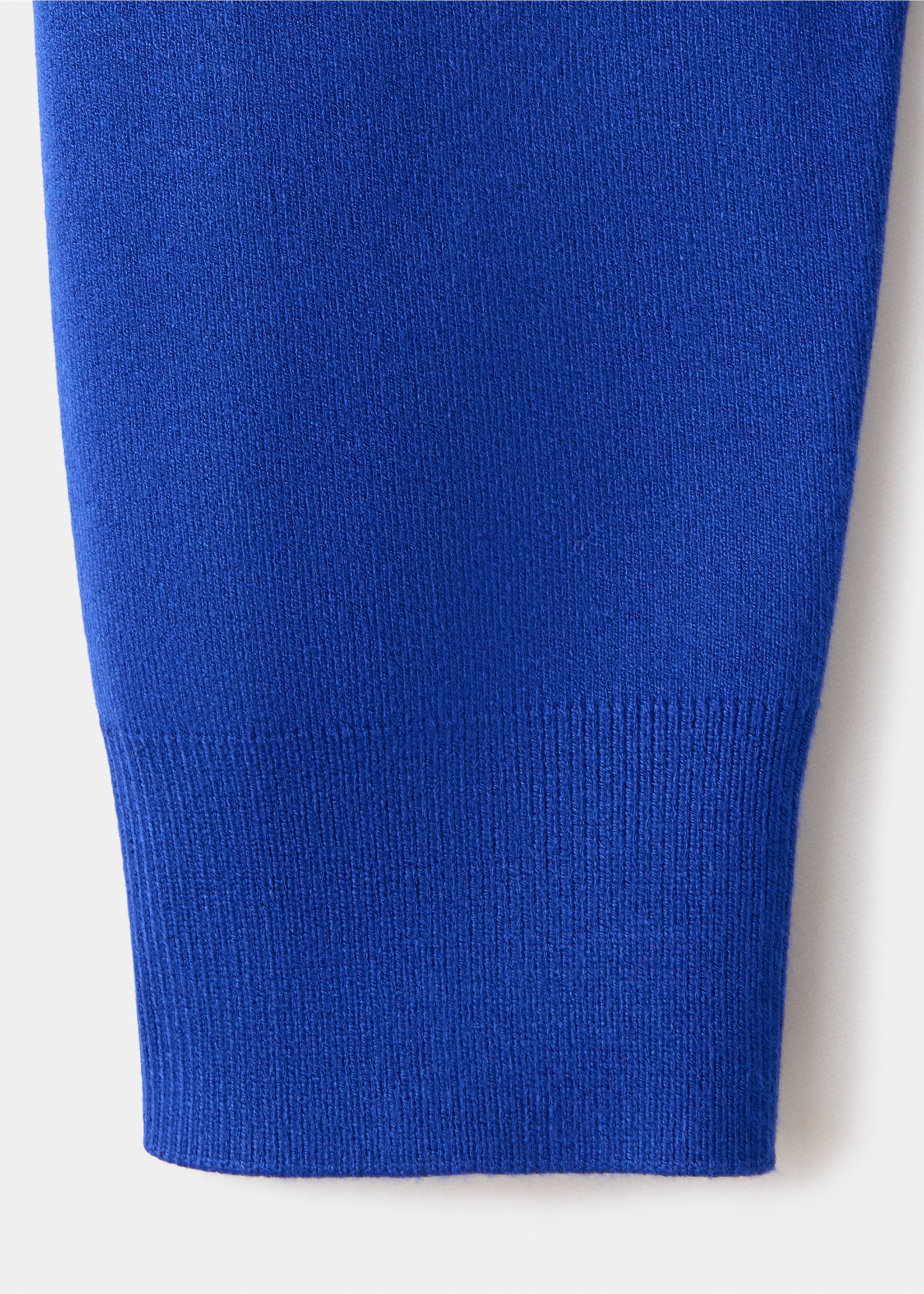 Round-neck knitted sweater - Details of the article 0, Vibrant blue. Ref: 37007785-00.