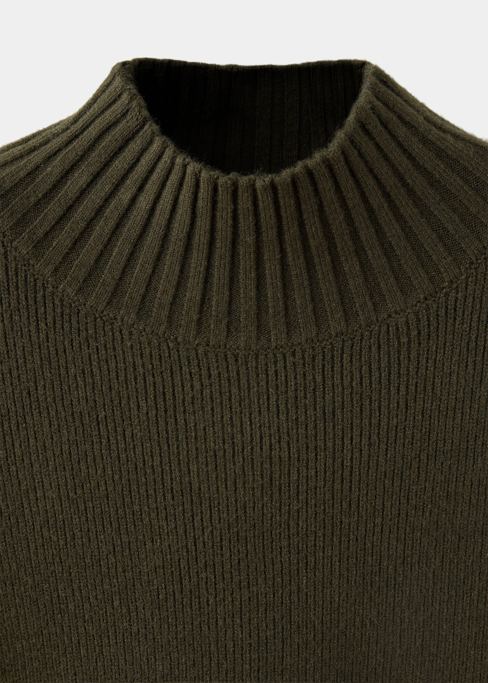 Funnel neck knit sweater - Details of the article 8