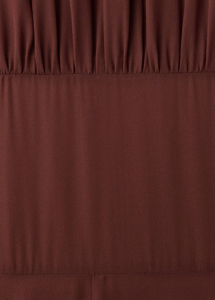 Asymmetric-hem chiffon dress thumbnail 6