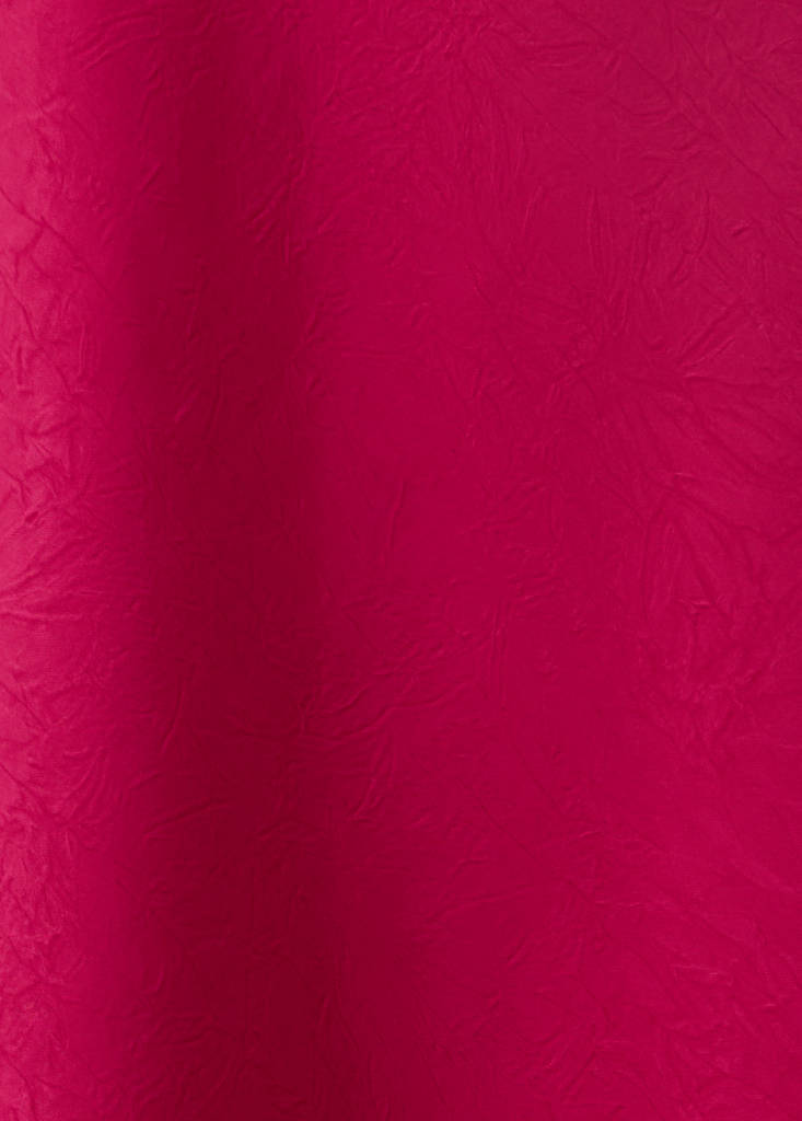 Satin halter neck dress — Fuchsia