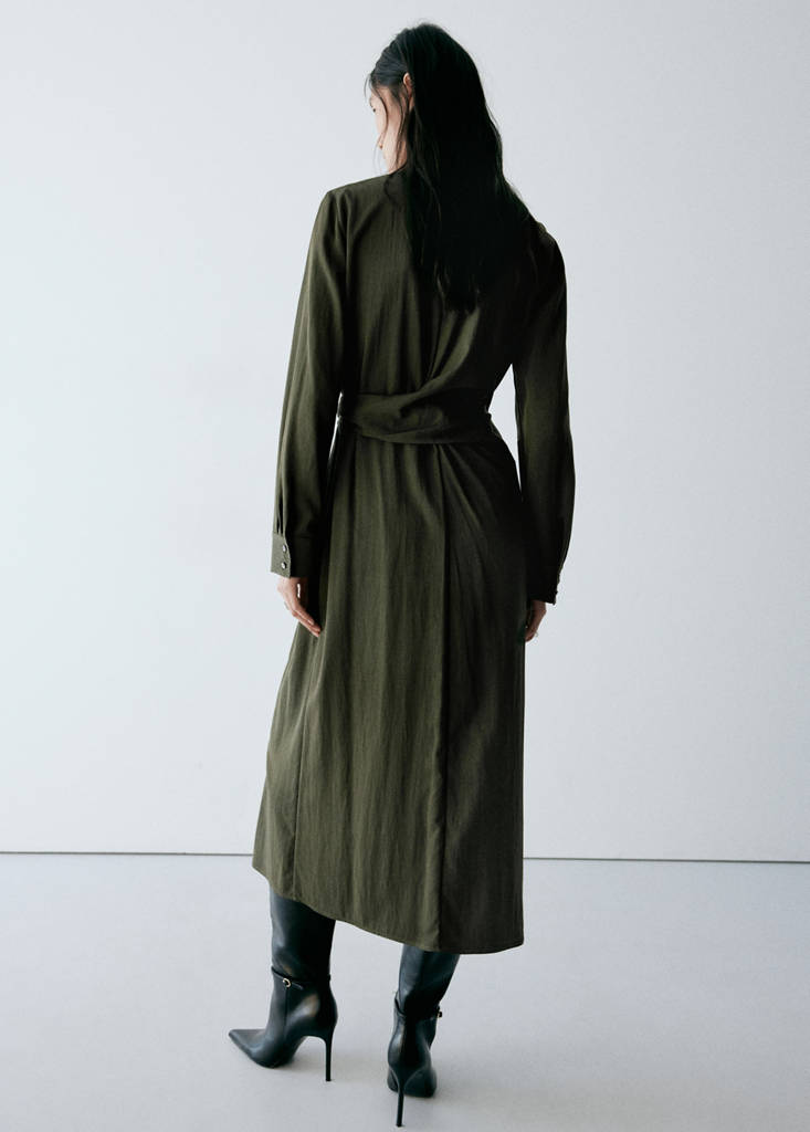 Bow shirt dress thumbnail 3