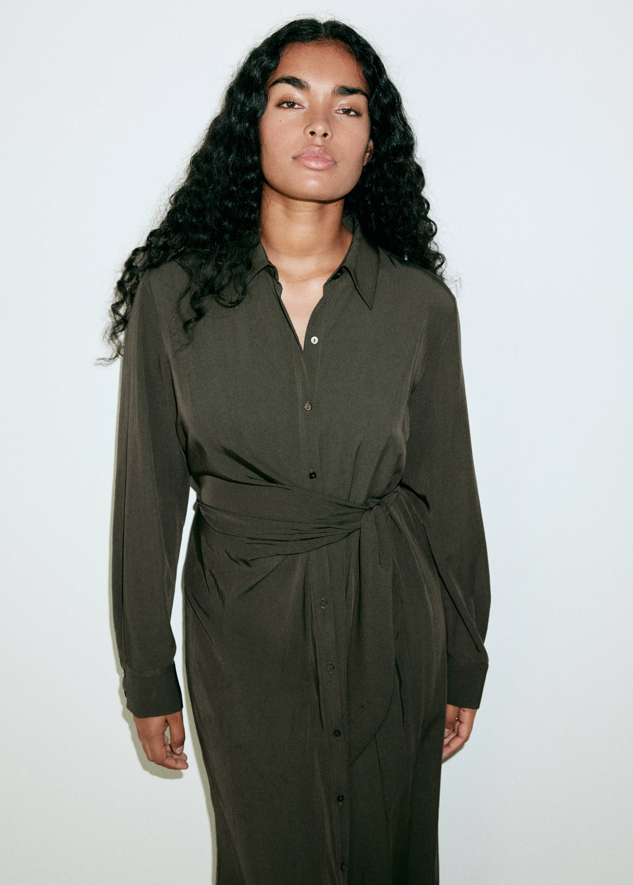 Bow shirt dress - Details of the article 6