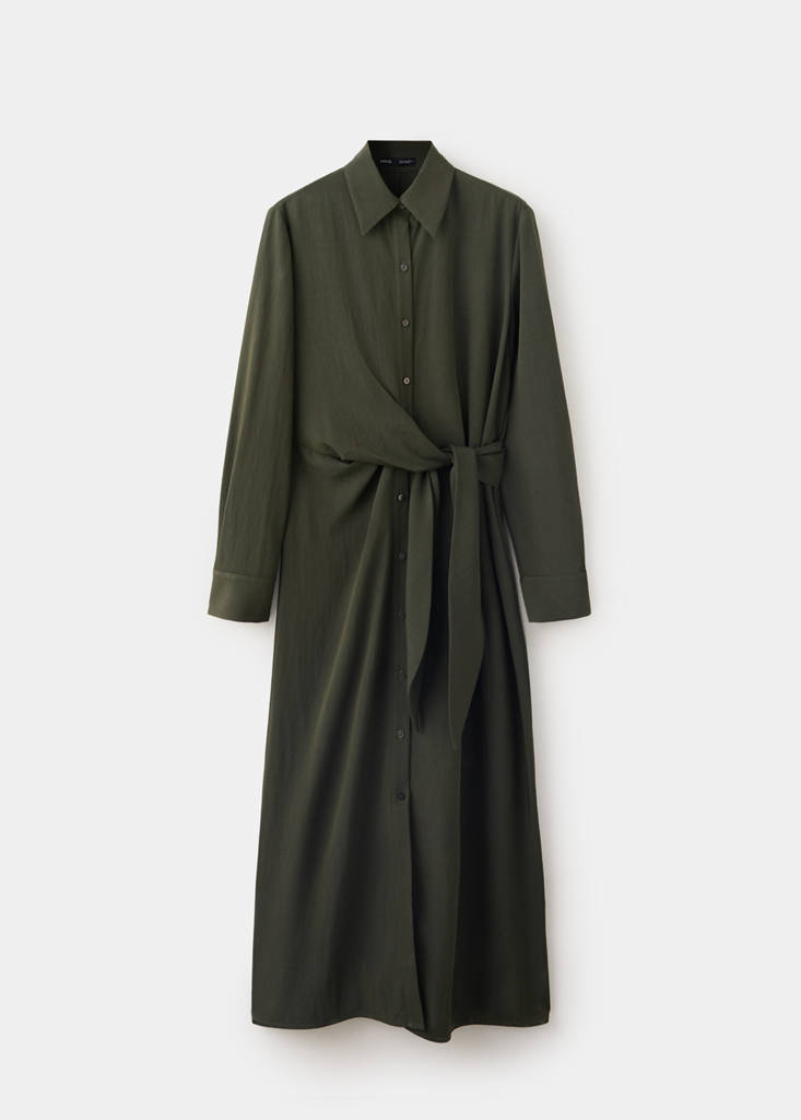 Bow shirt dress thumbnail 8