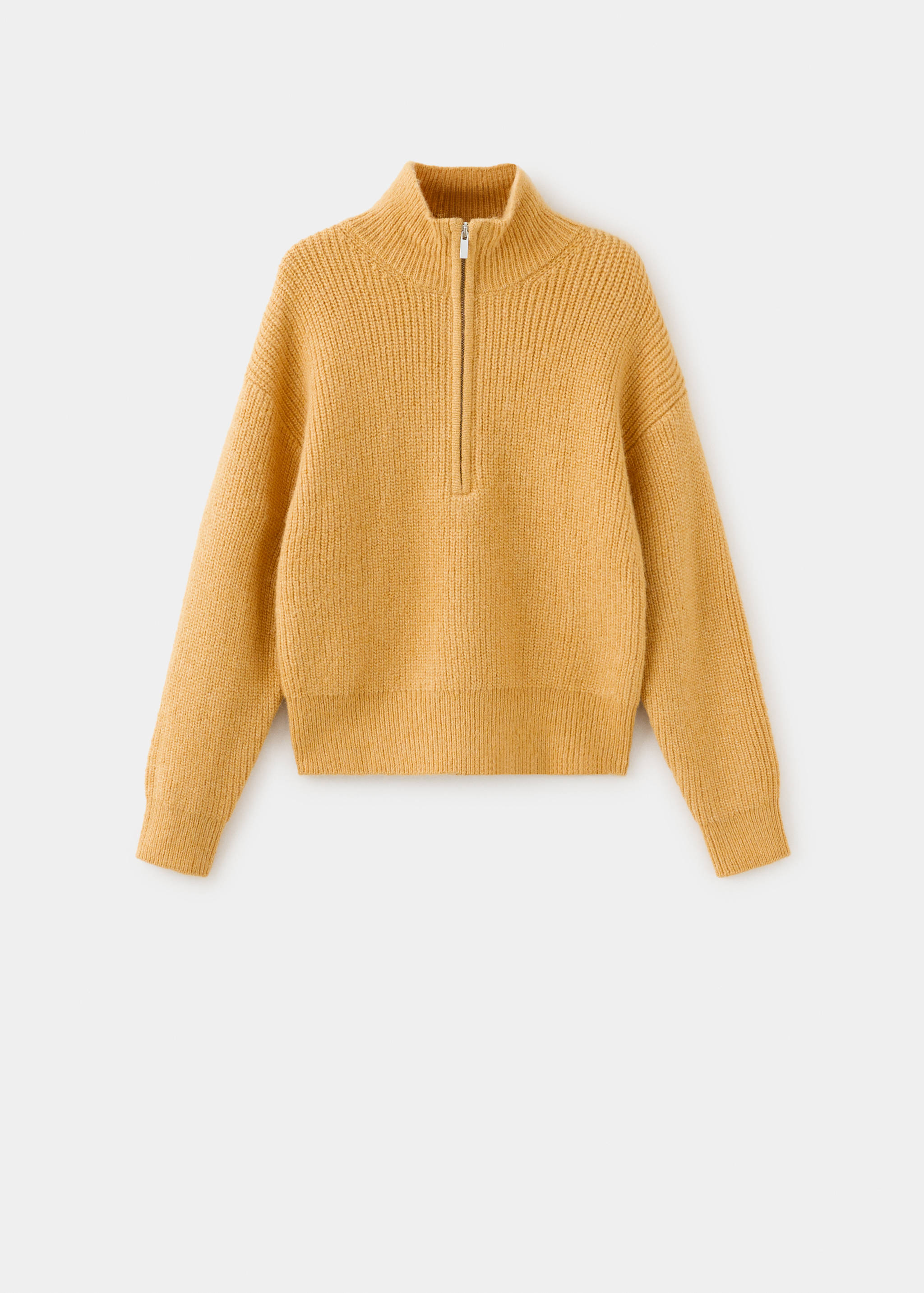 Pull-over col roulé fermeture Éclair - Article sans modèle