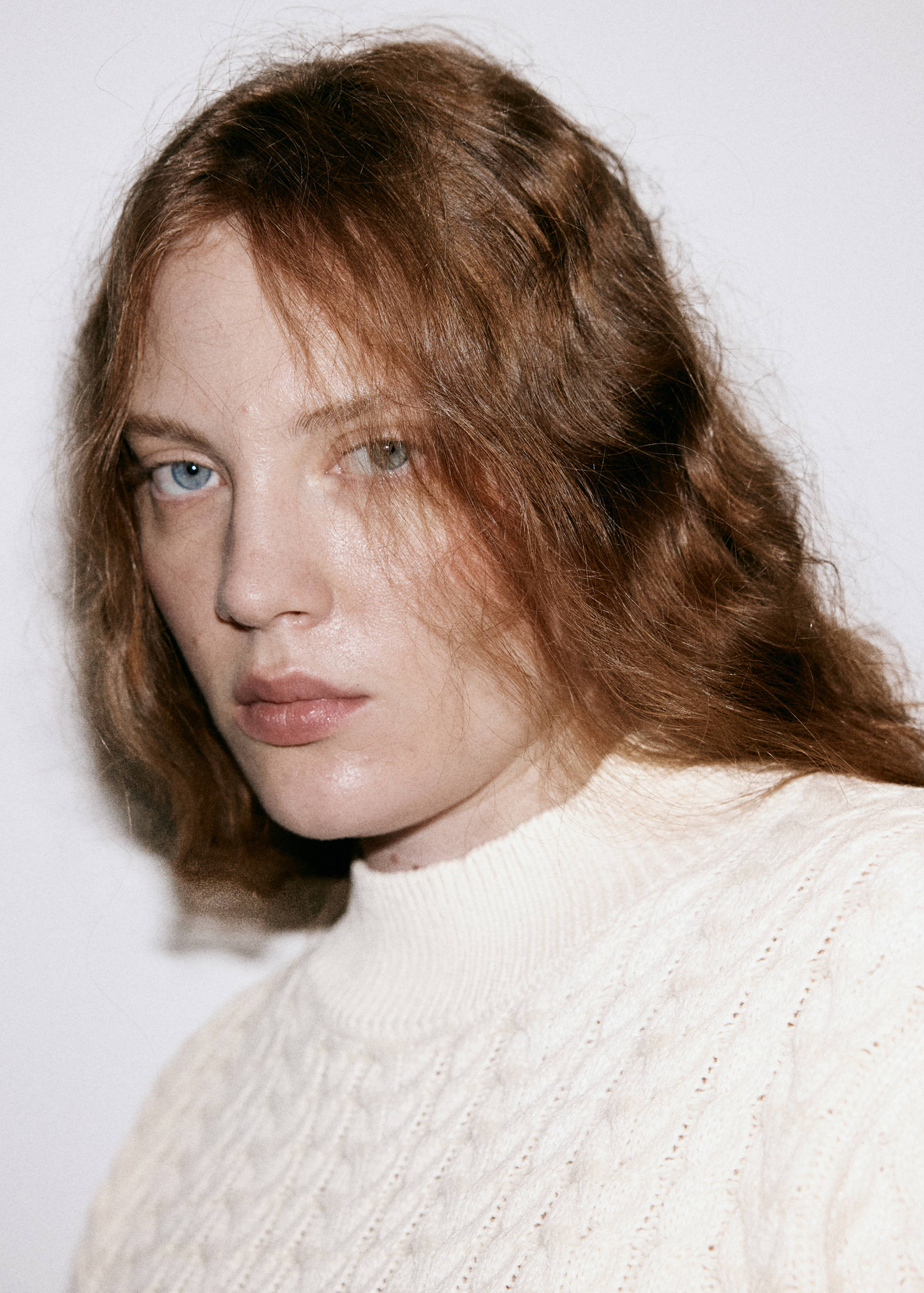 Short-sleeved braided sweater - Details of the article 4