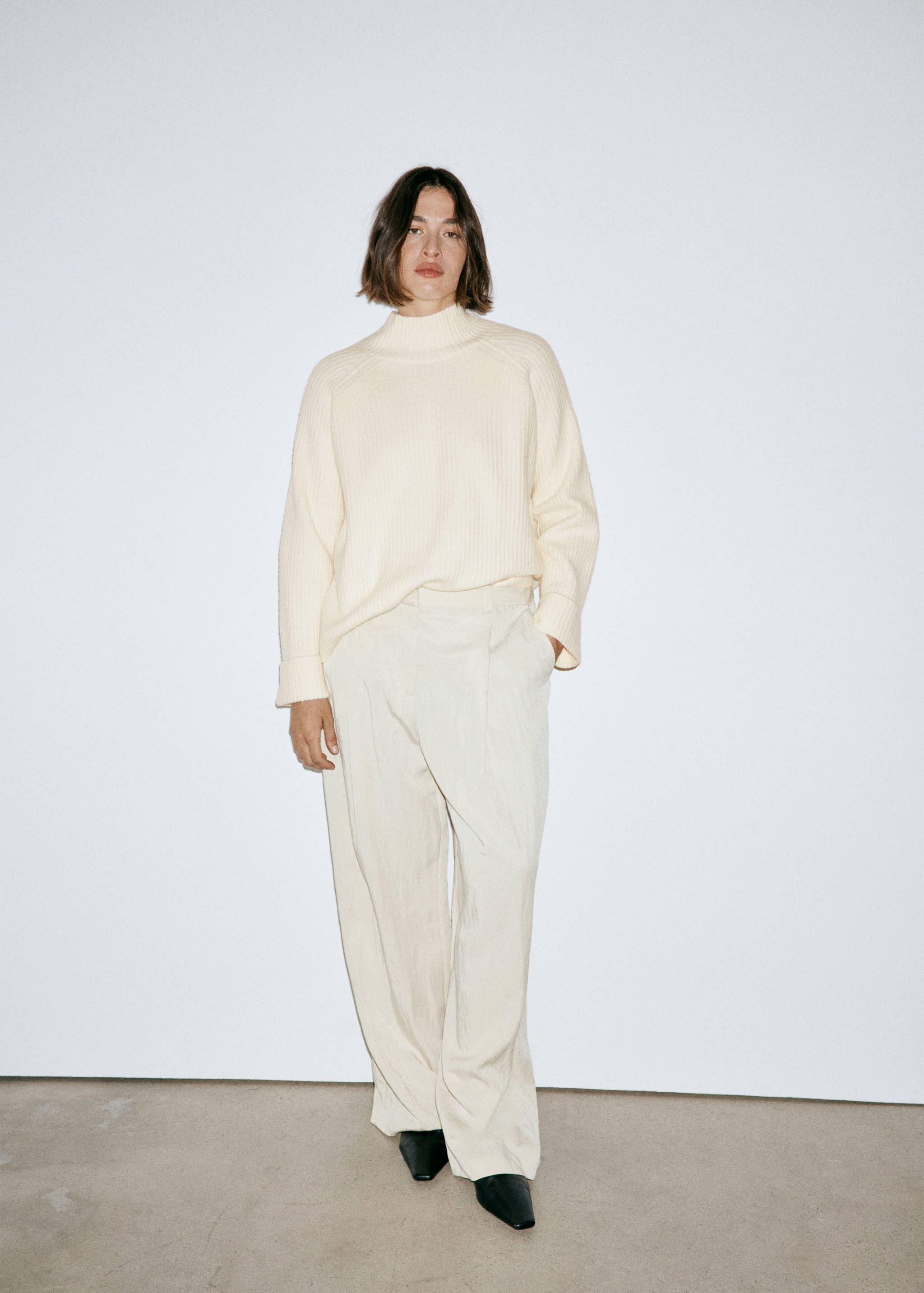 Marl high-neck jumper - Details of the article 5