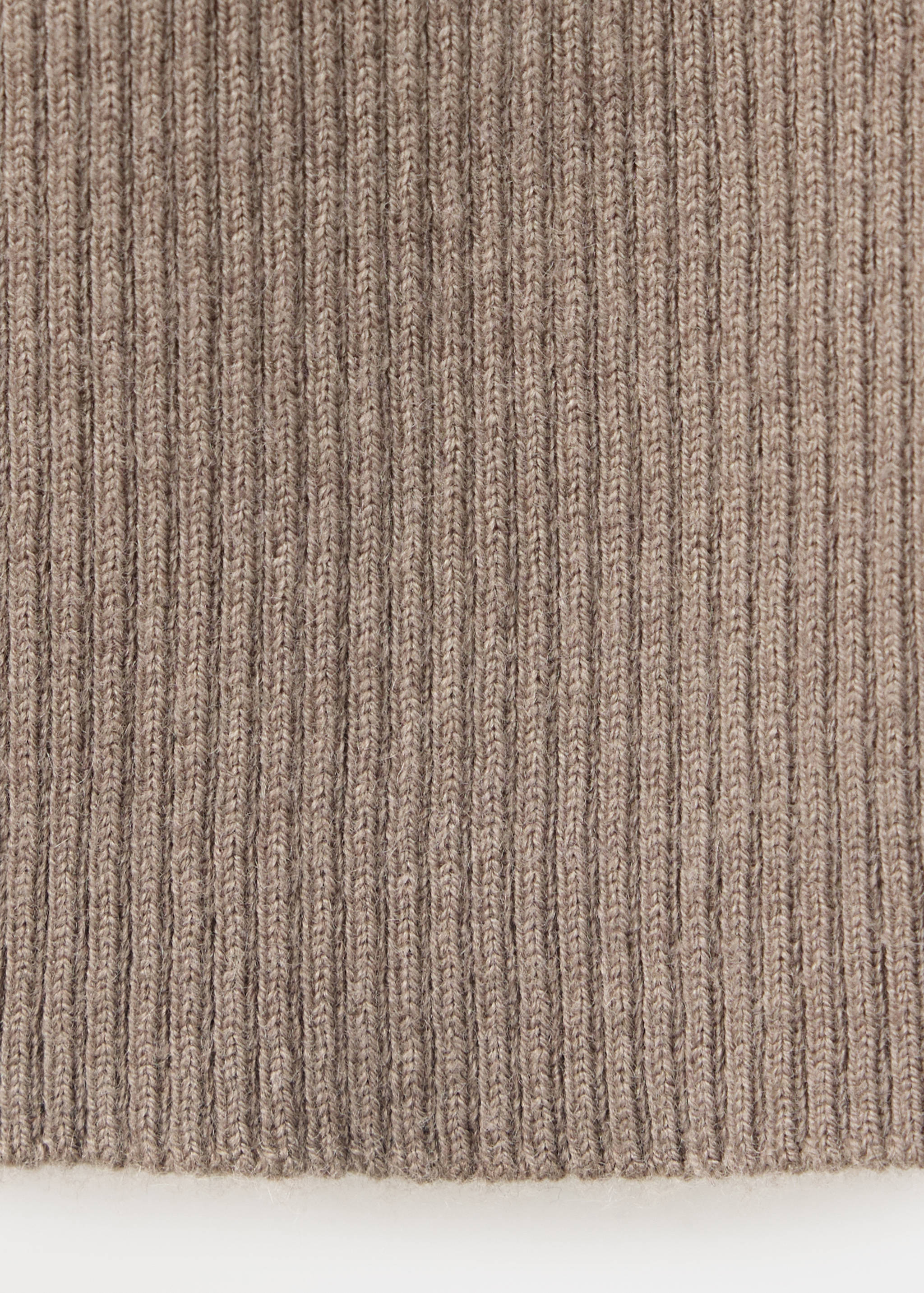 Cardigan maille côtelée capuche - Détail de l'article 0