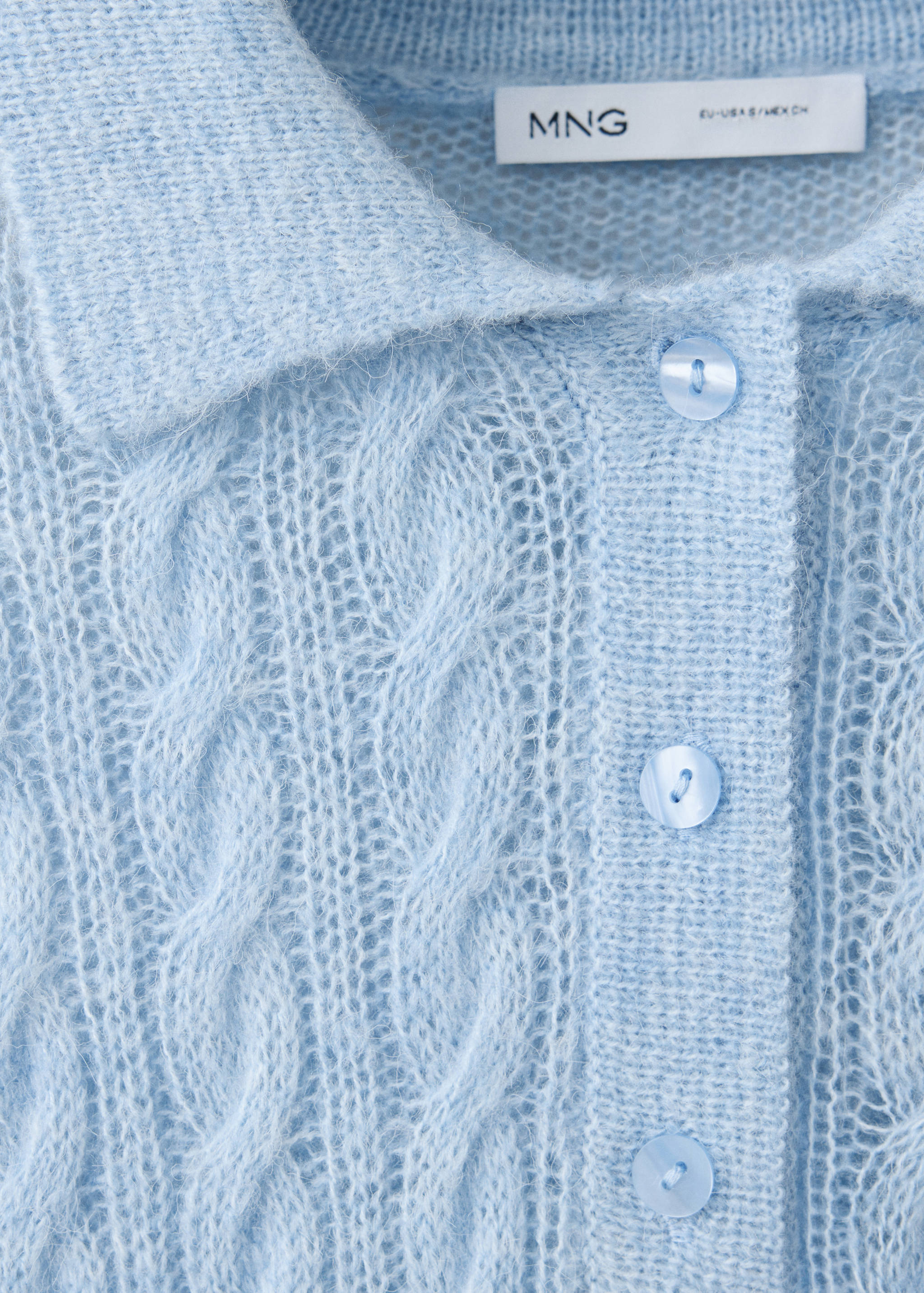 Jersey trenzado cuello polo - Detalle del artículo 8