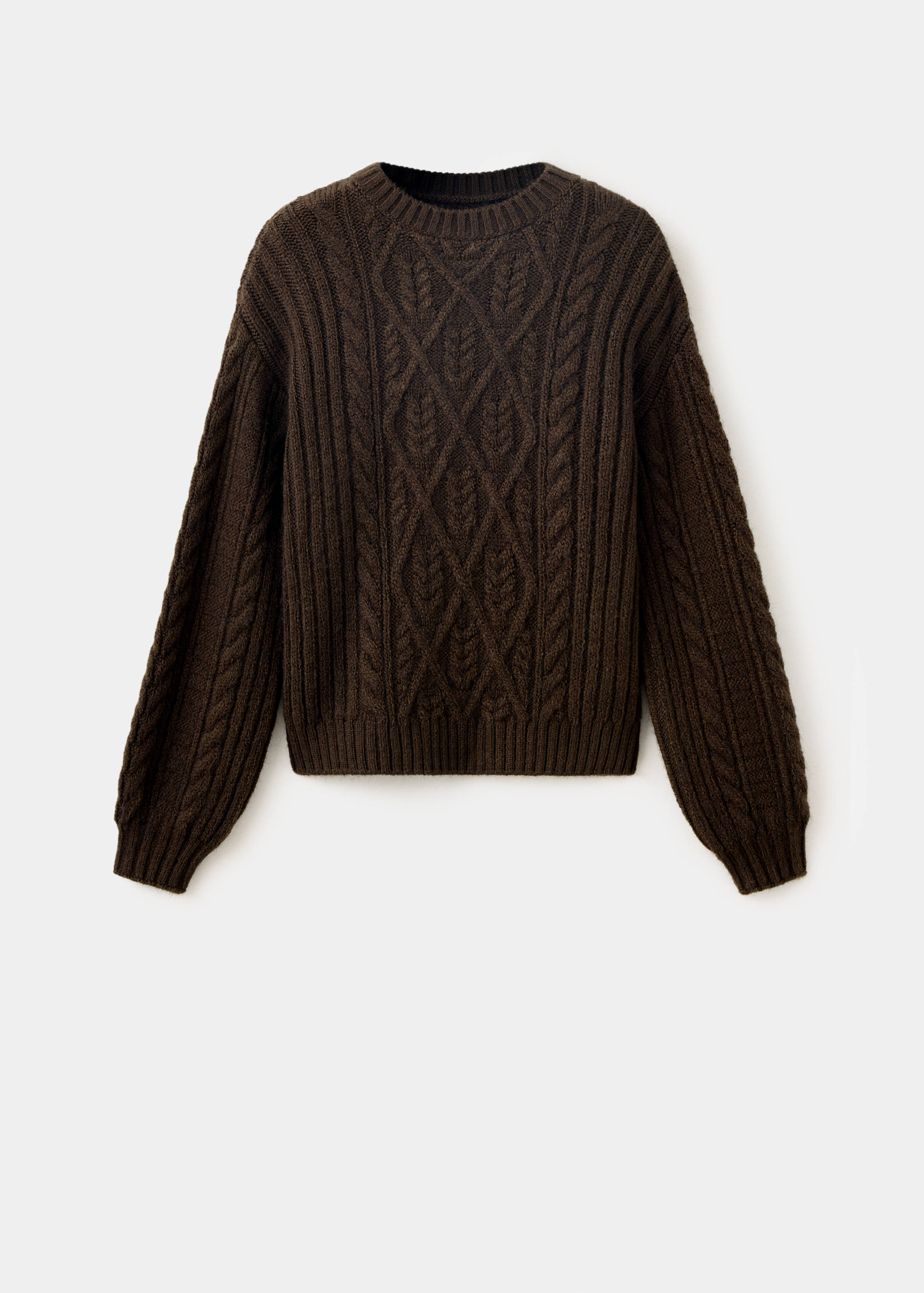 Marled cable-knit jumper - Article without model