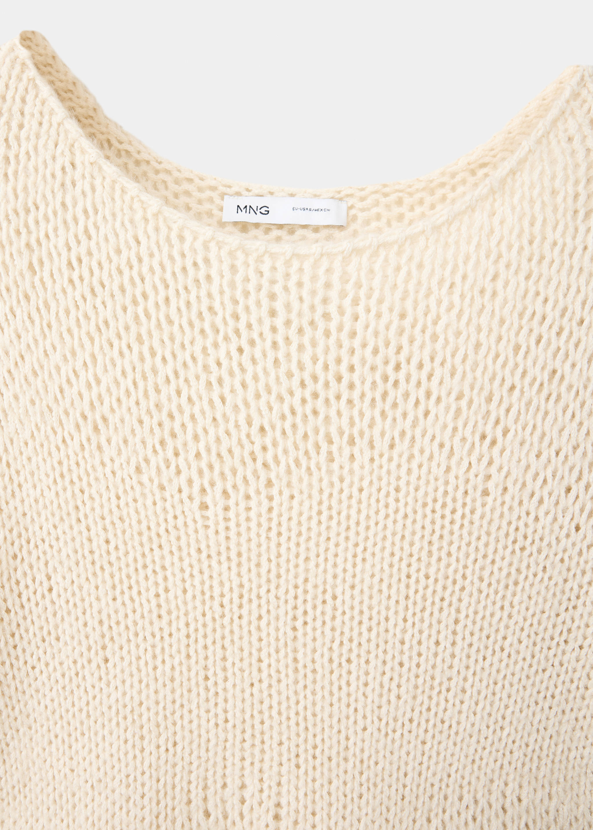 Mango Peplum triko kazak görsel 2