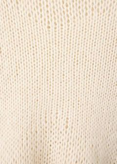 Peplum knit jumper — Ecru 8