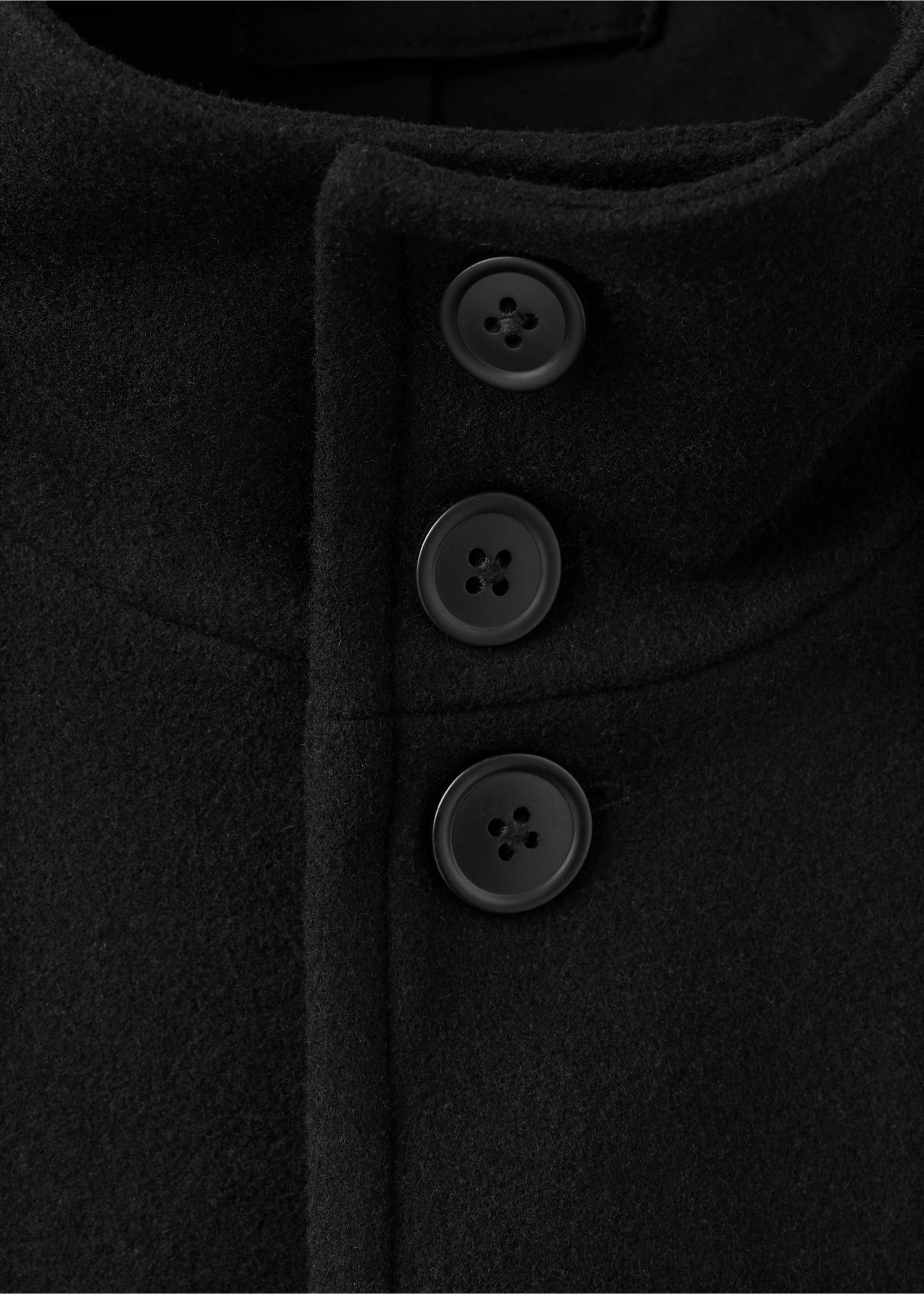 Coat funnel - Деталь изделия 8, Черный. Ref: 37007885-00.